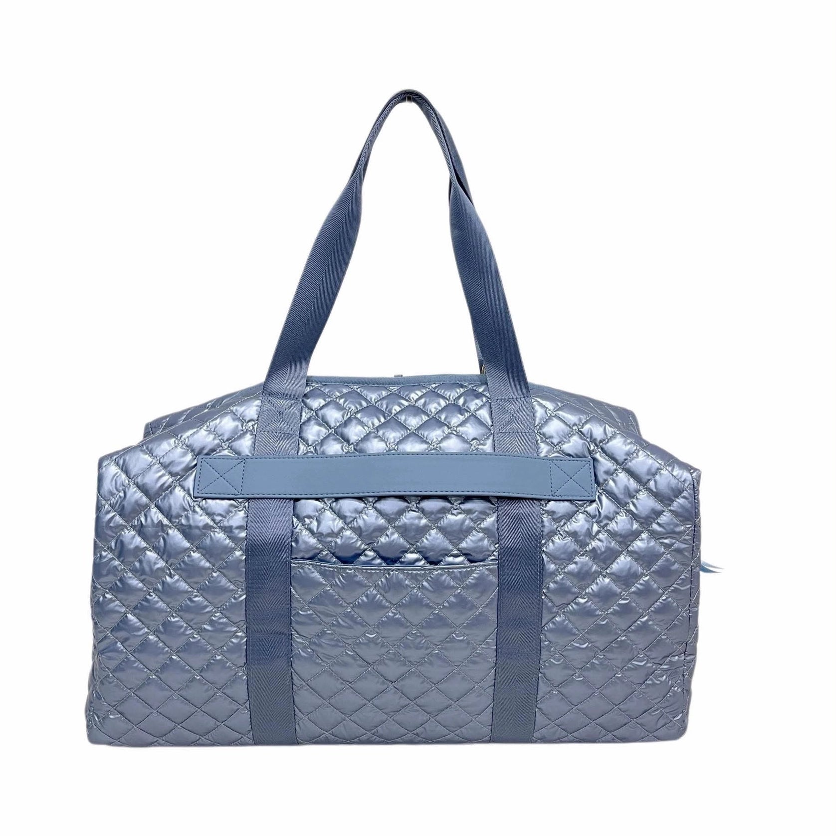 Quilted Diamond Weekend Bag - Frosted Sky
