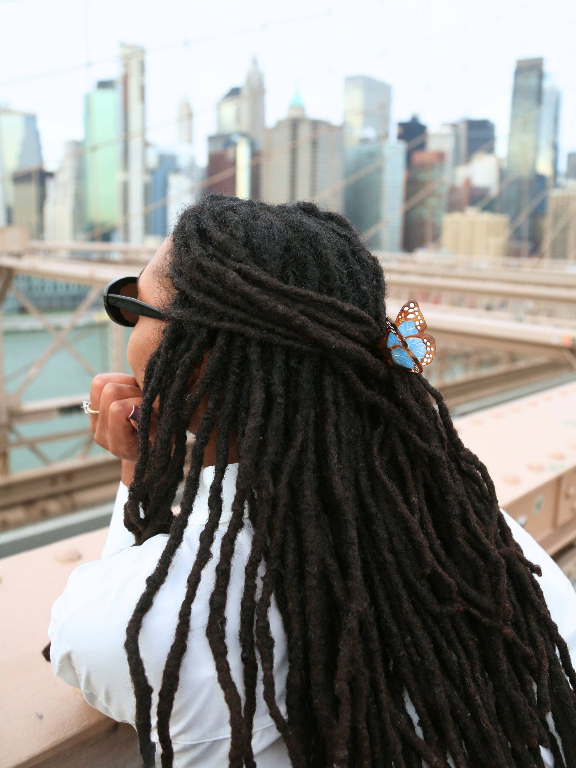 Mini Boho Monarch Claw Hair Clip