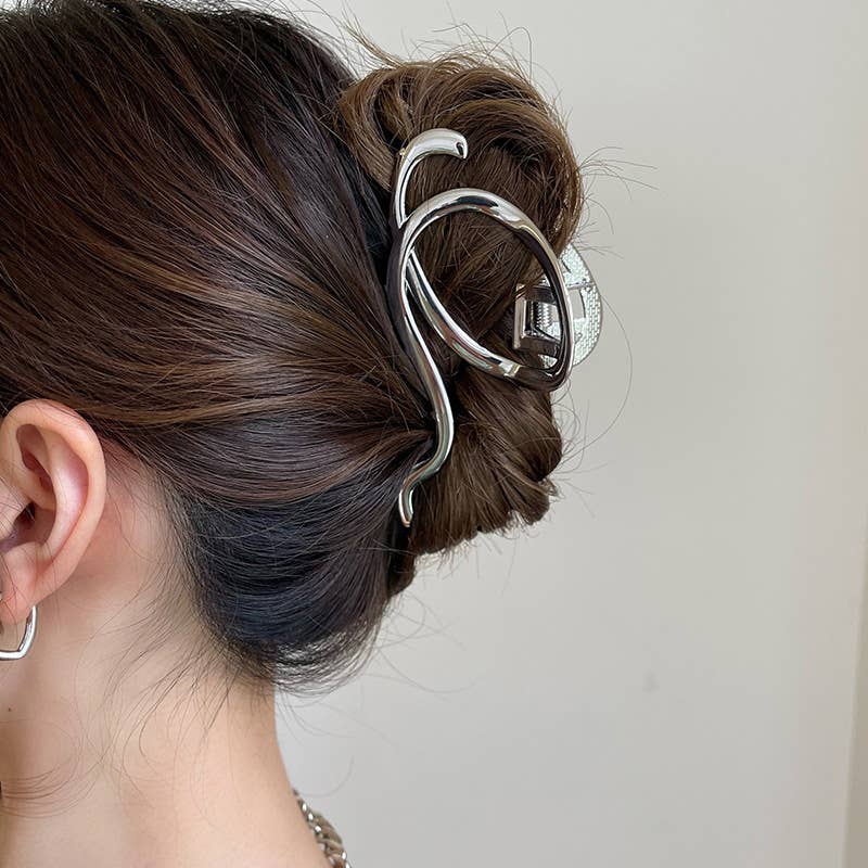 Abstract Gold Hair Claw