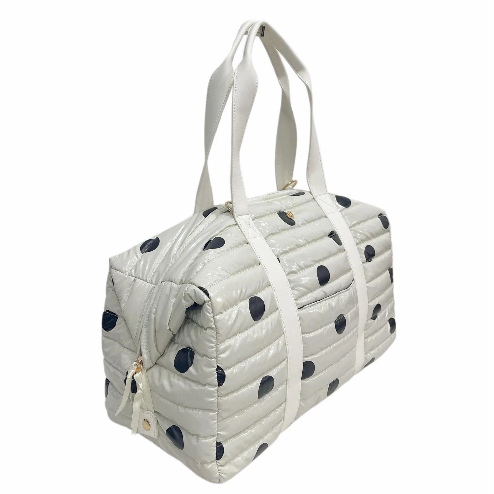 The Puffer Weekender Bag - Polka Dot