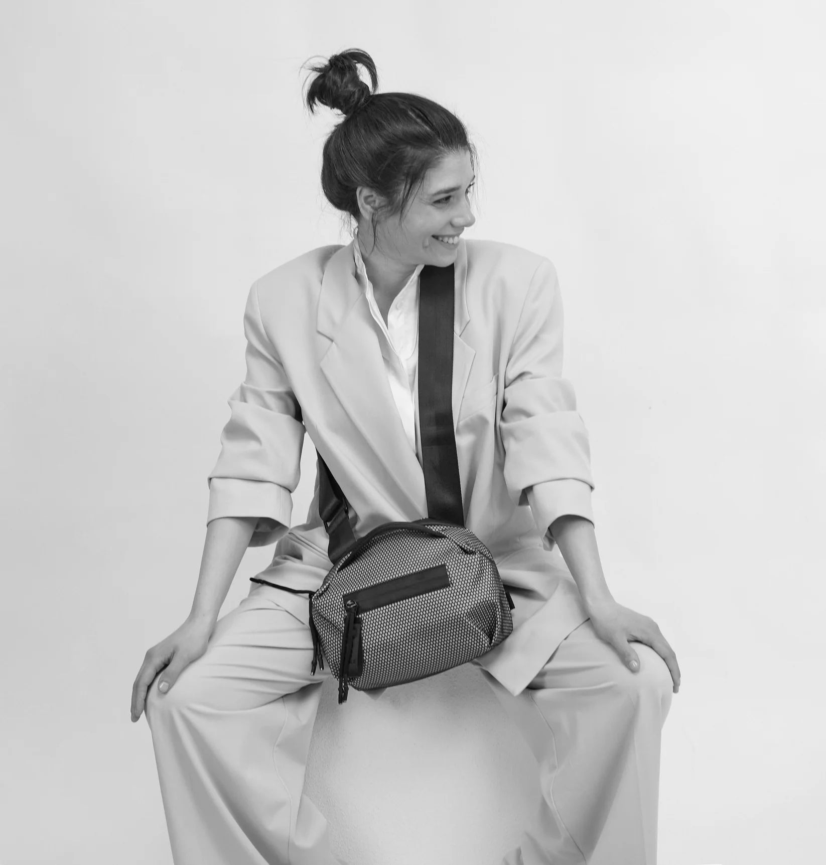 Bonnie Crossbody - Geo Black