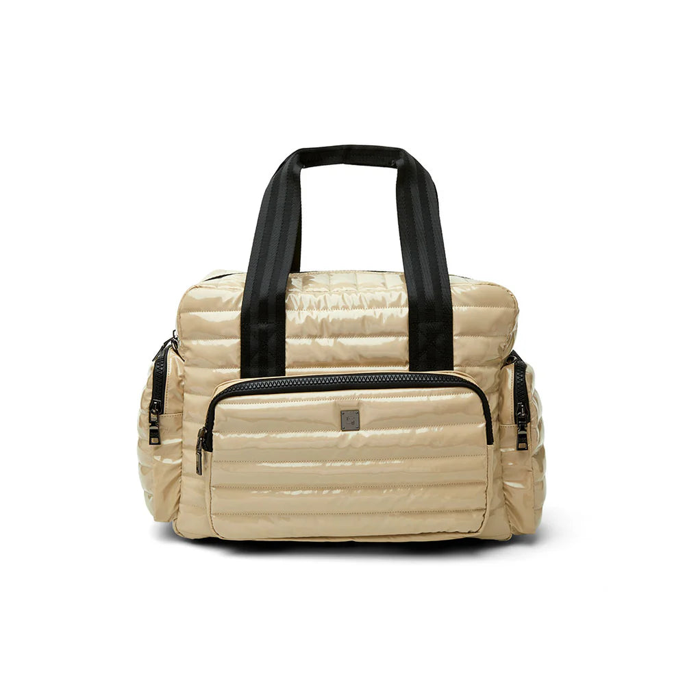Voyager Travel Bag - Blonde Patent