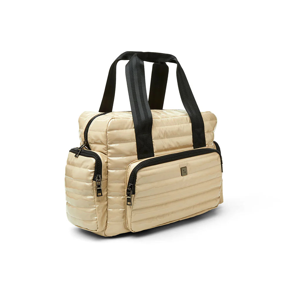 Voyager Travel Bag - Blonde Patent