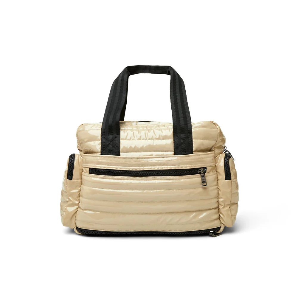Voyager Travel Bag - Blonde Patent