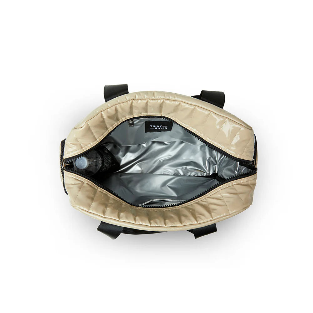 Voyager Travel Bag - Blonde Patent