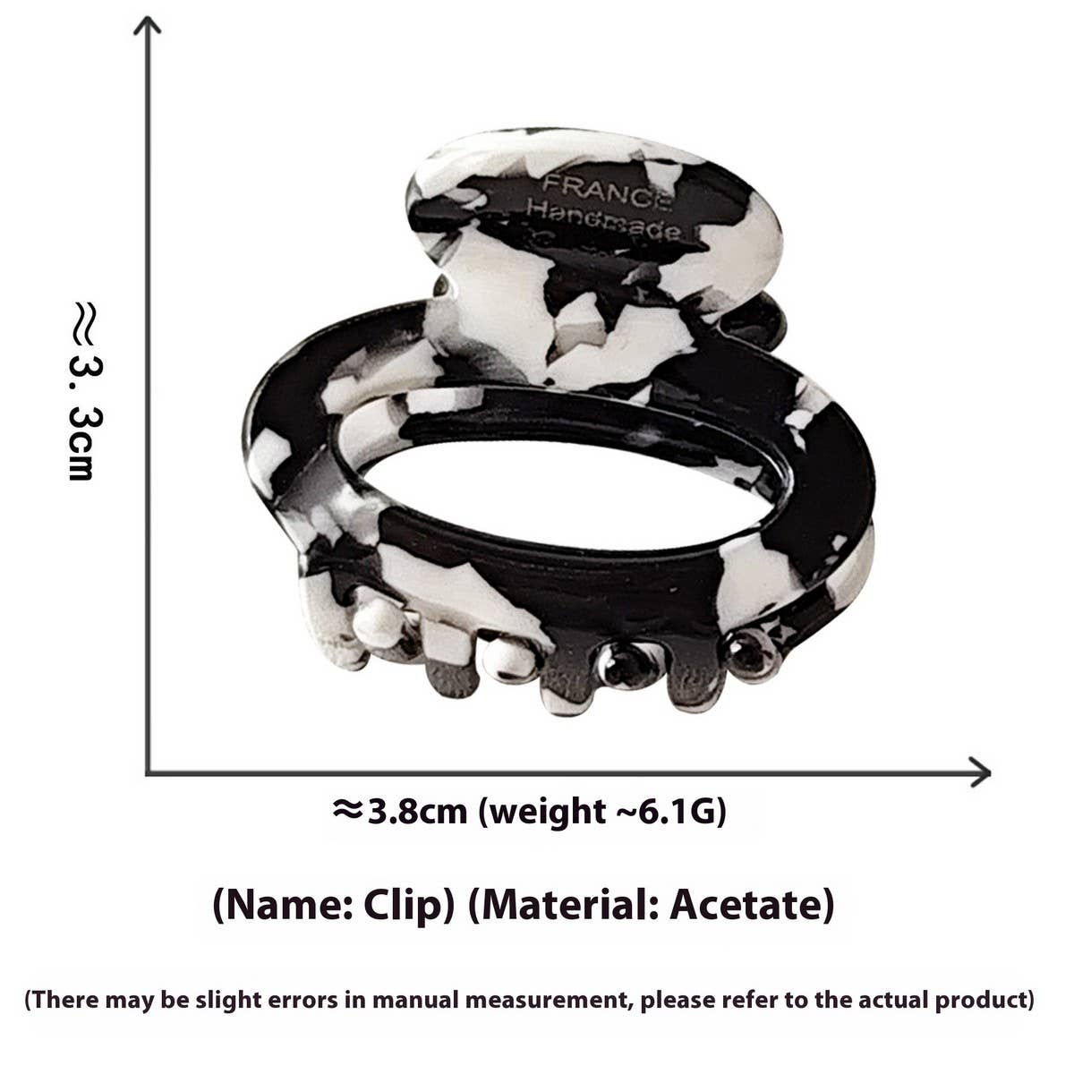 Mini Oval Hair Claw