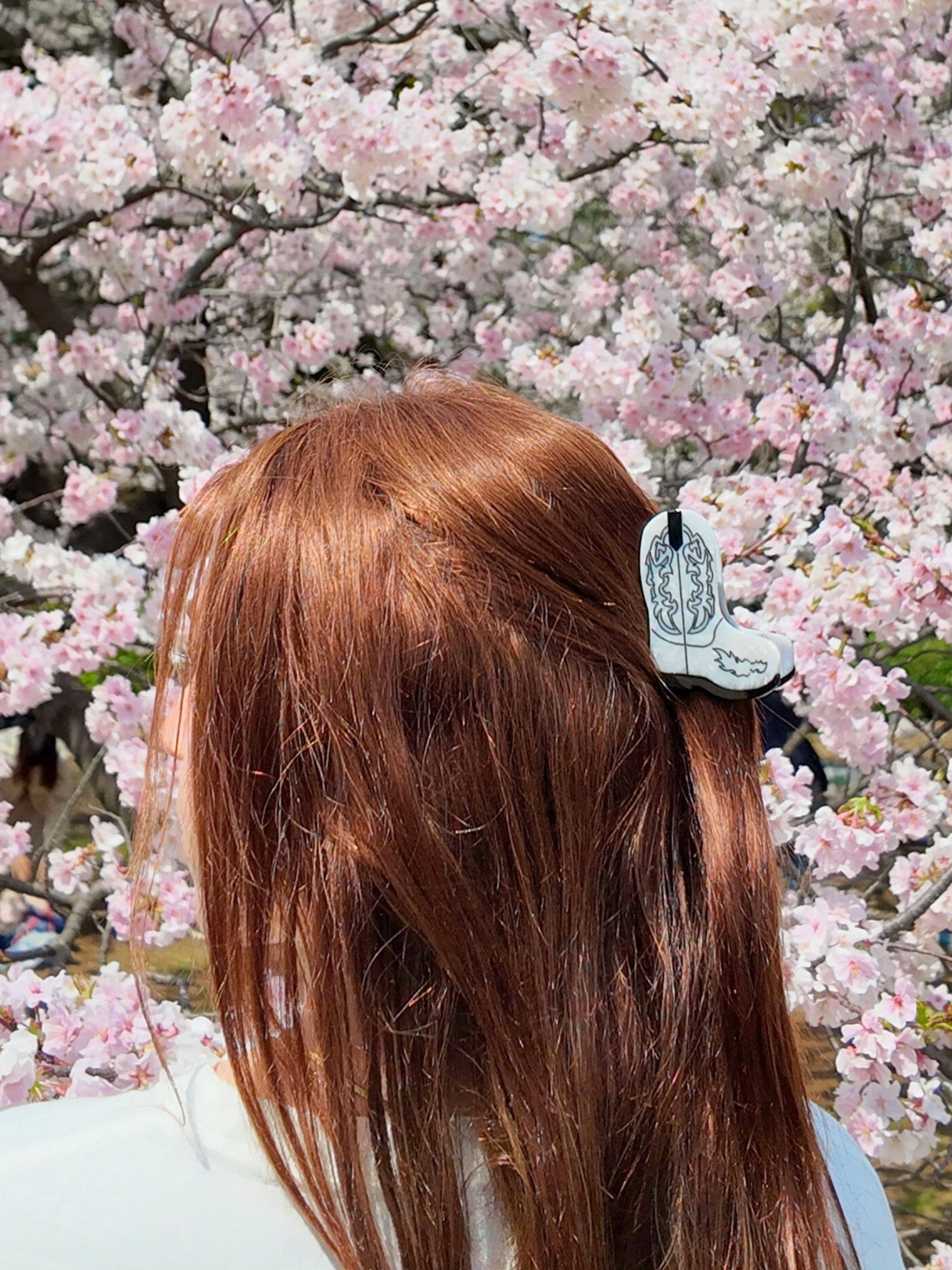 Western Cowboy Boot Hair Clip