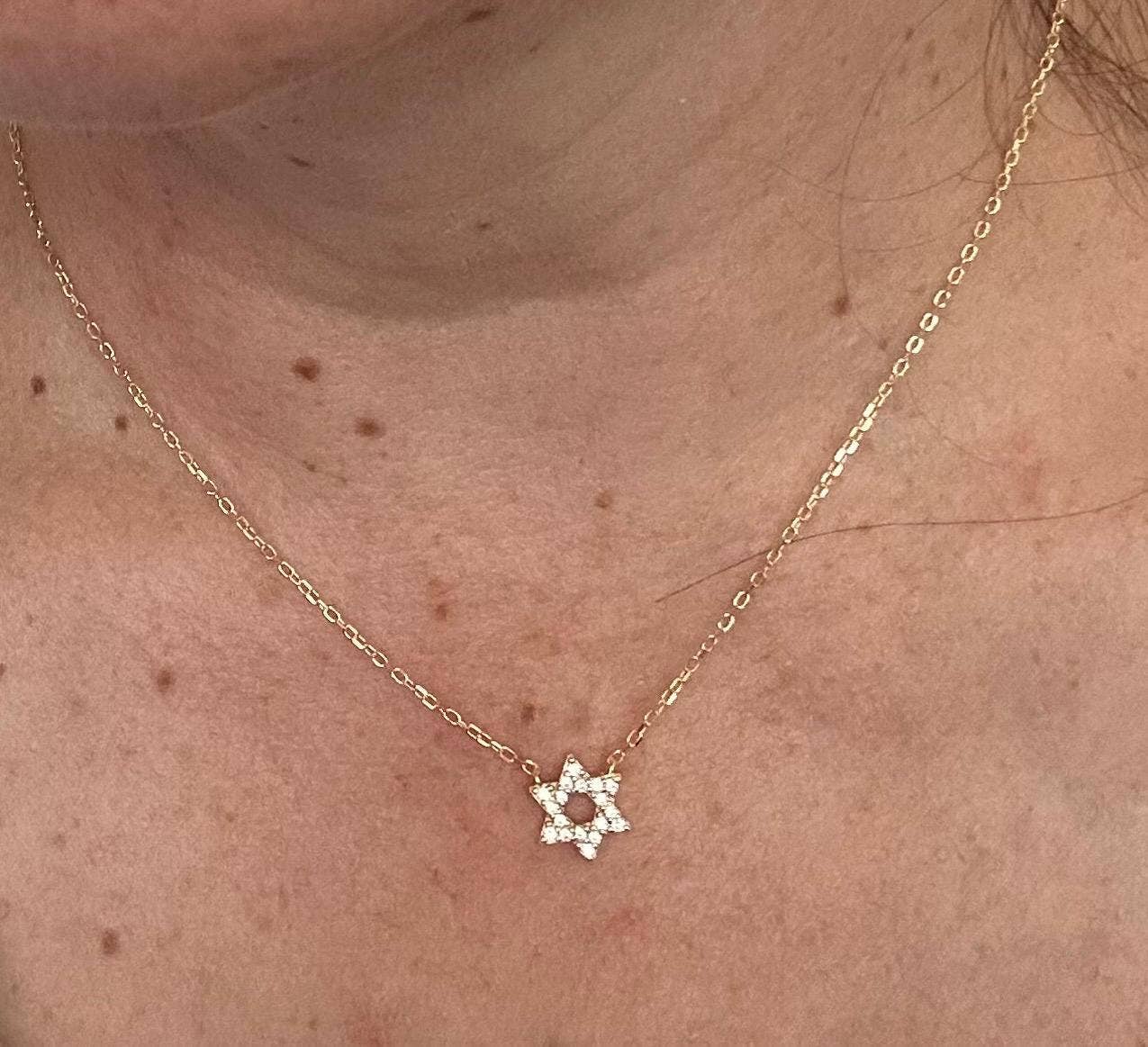 Dainty Star of David Necklace