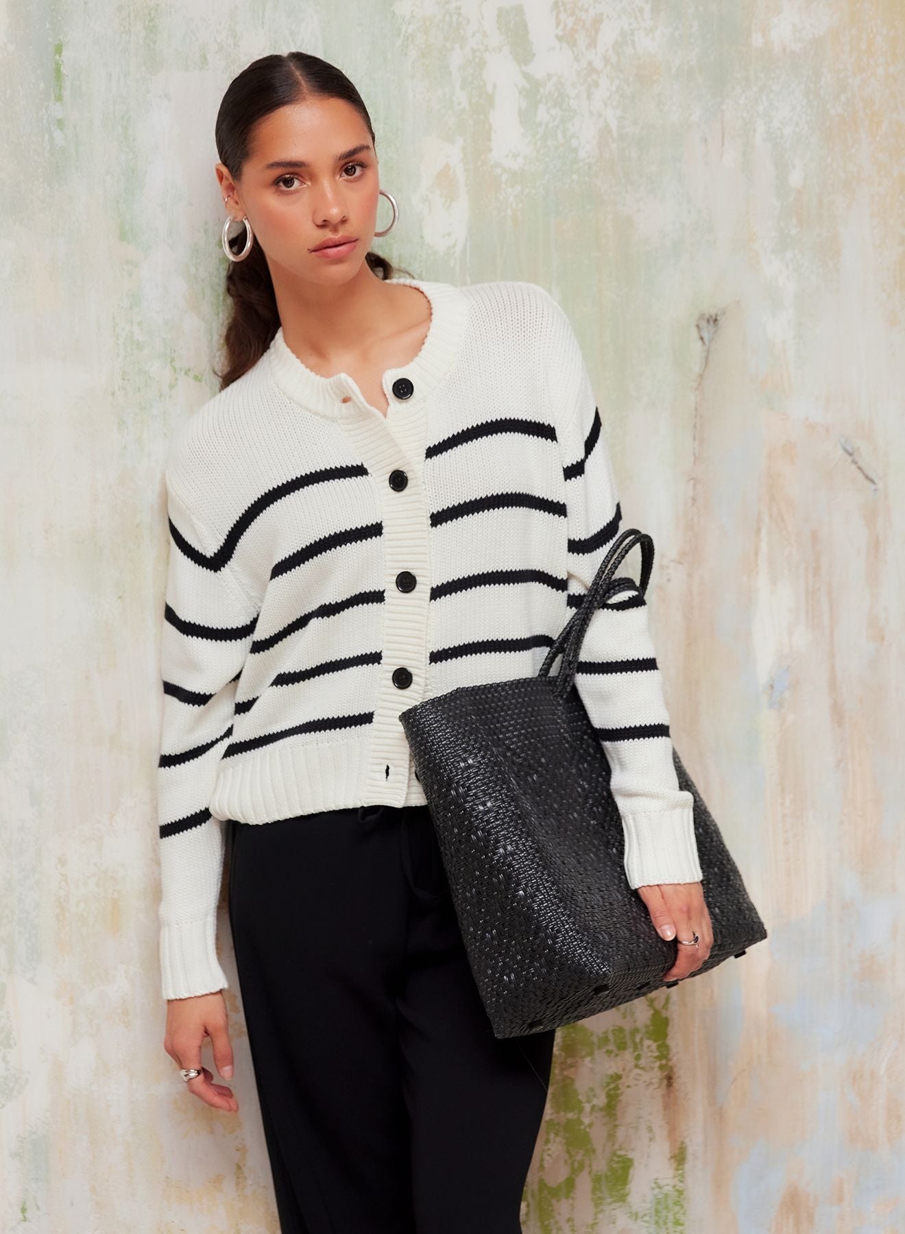 Luca Stripe Cardigan