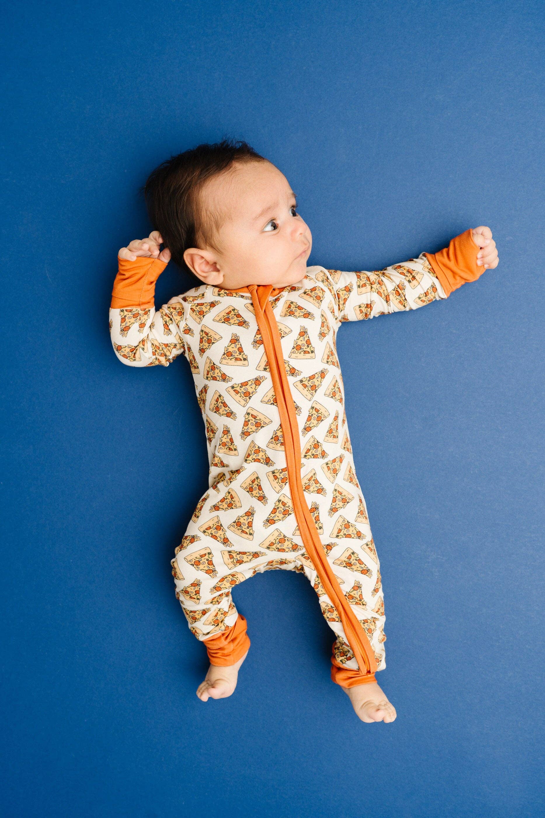 Baby Bamboo Sleeper - Pizza Please