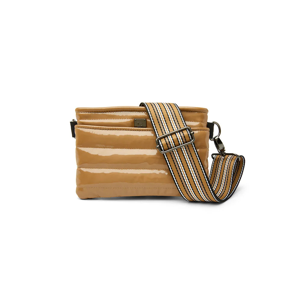 Bum Bag Crossbody - Camel Patent