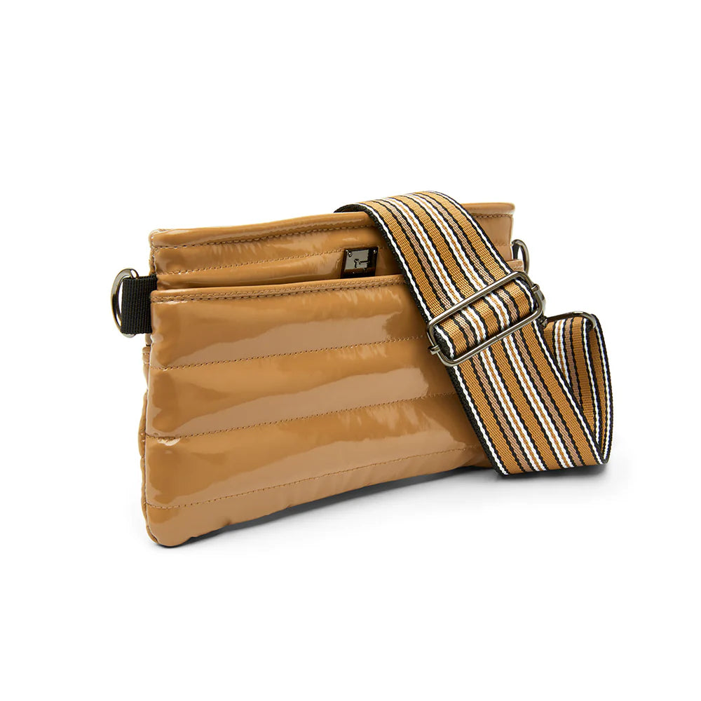 Bum Bag Crossbody - Camel Patent