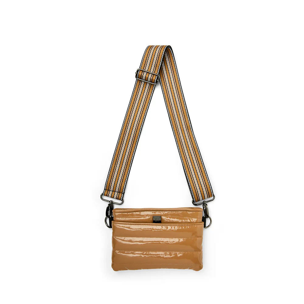 Bum Bag Crossbody - Camel Patent