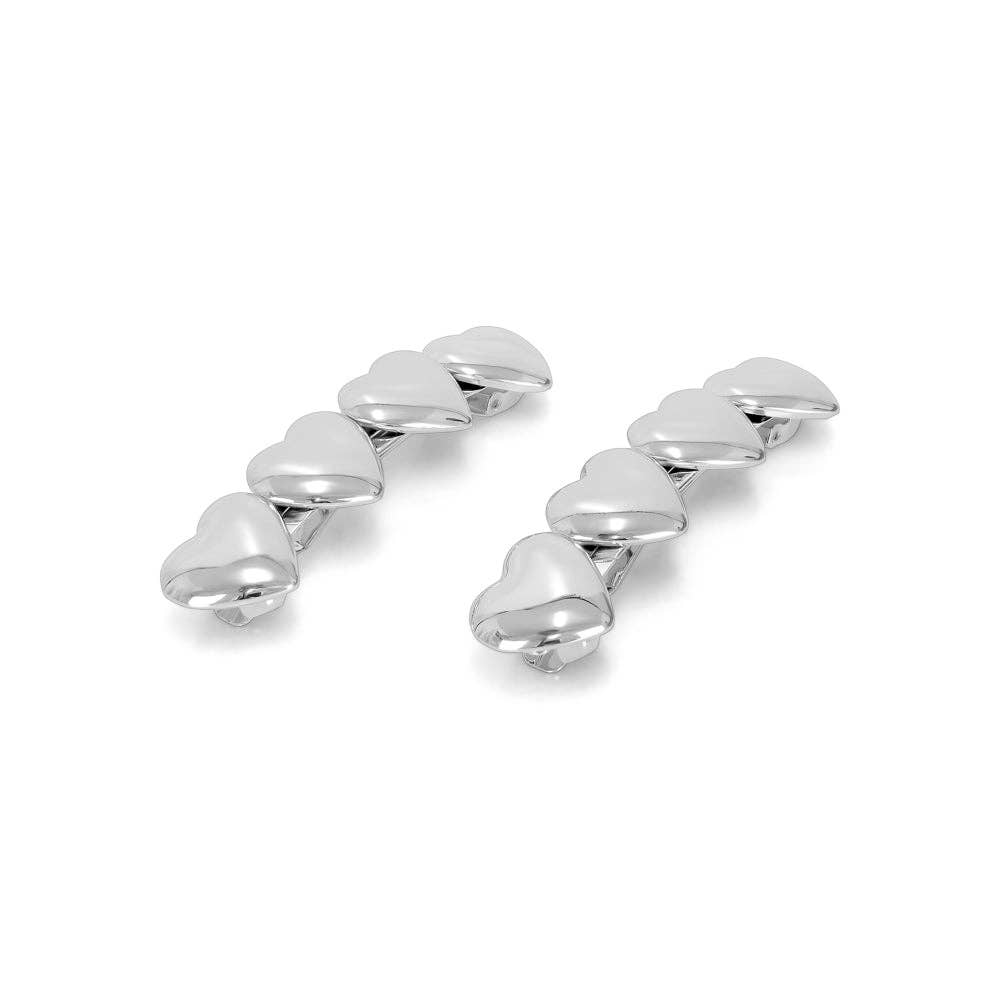 Heart Barrettes