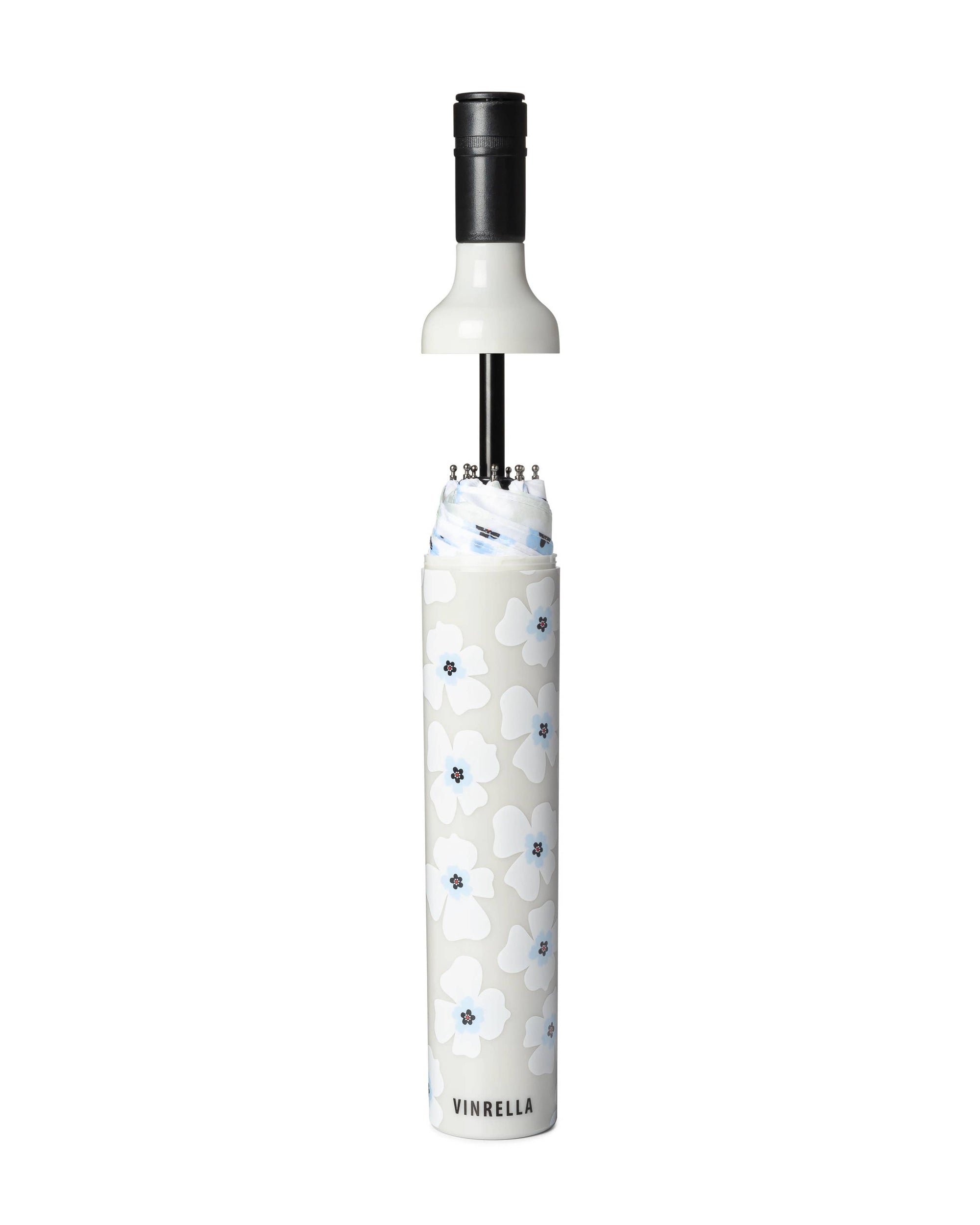 Wine Bottle Umbrella -Nikki on Grey