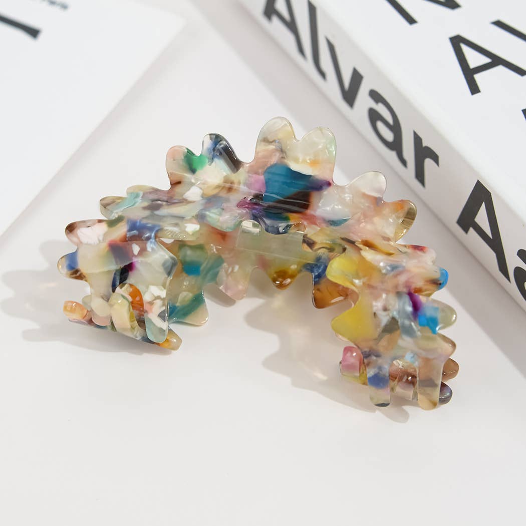 Sunset Wavy Hair Claw Clip