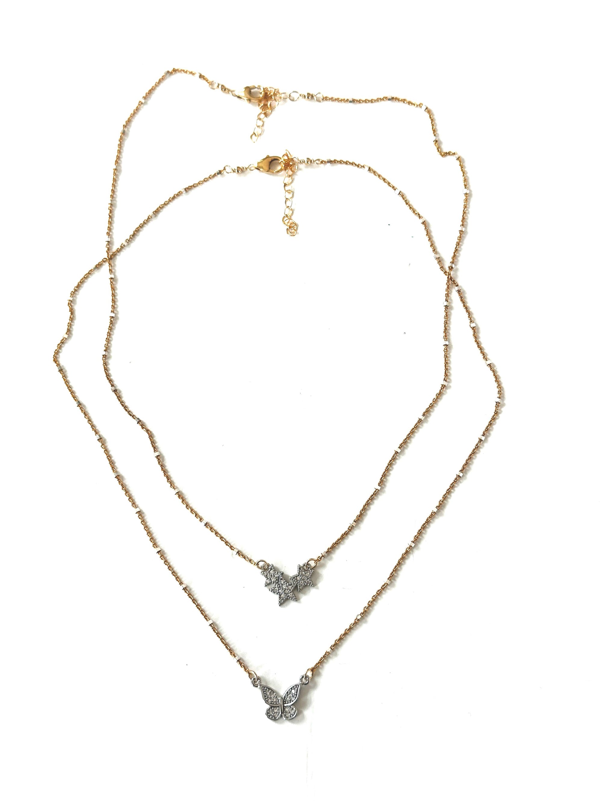 Pave CZ Pendant Necklace