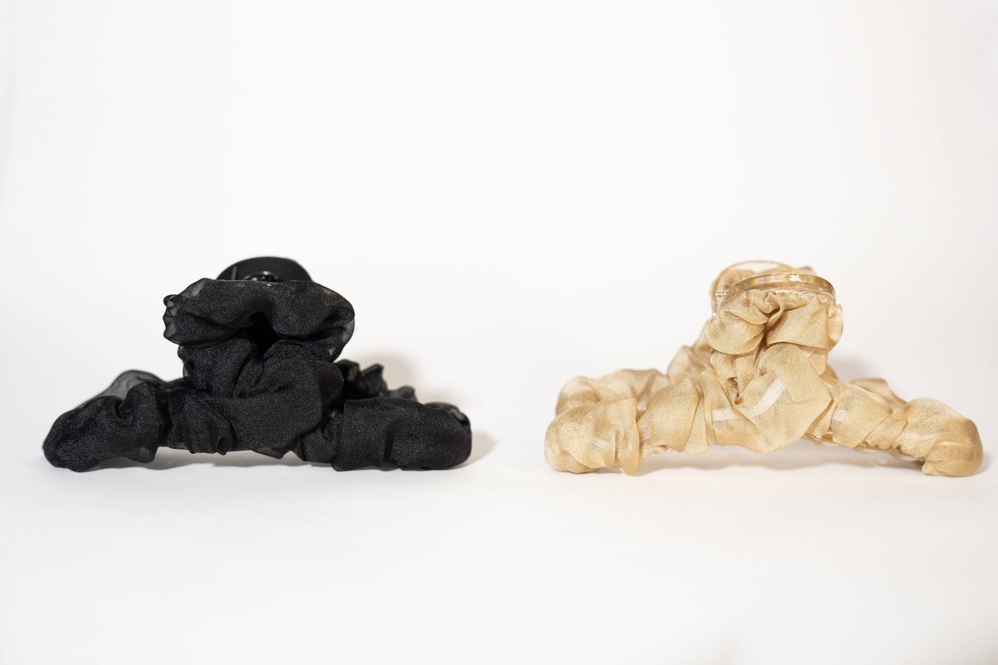 Ruched Organza Claw Clip