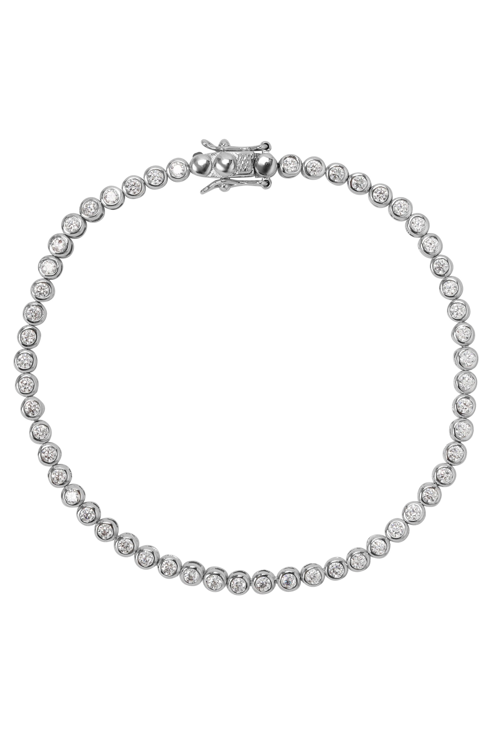 Mini Bezel Tennis Bracelet