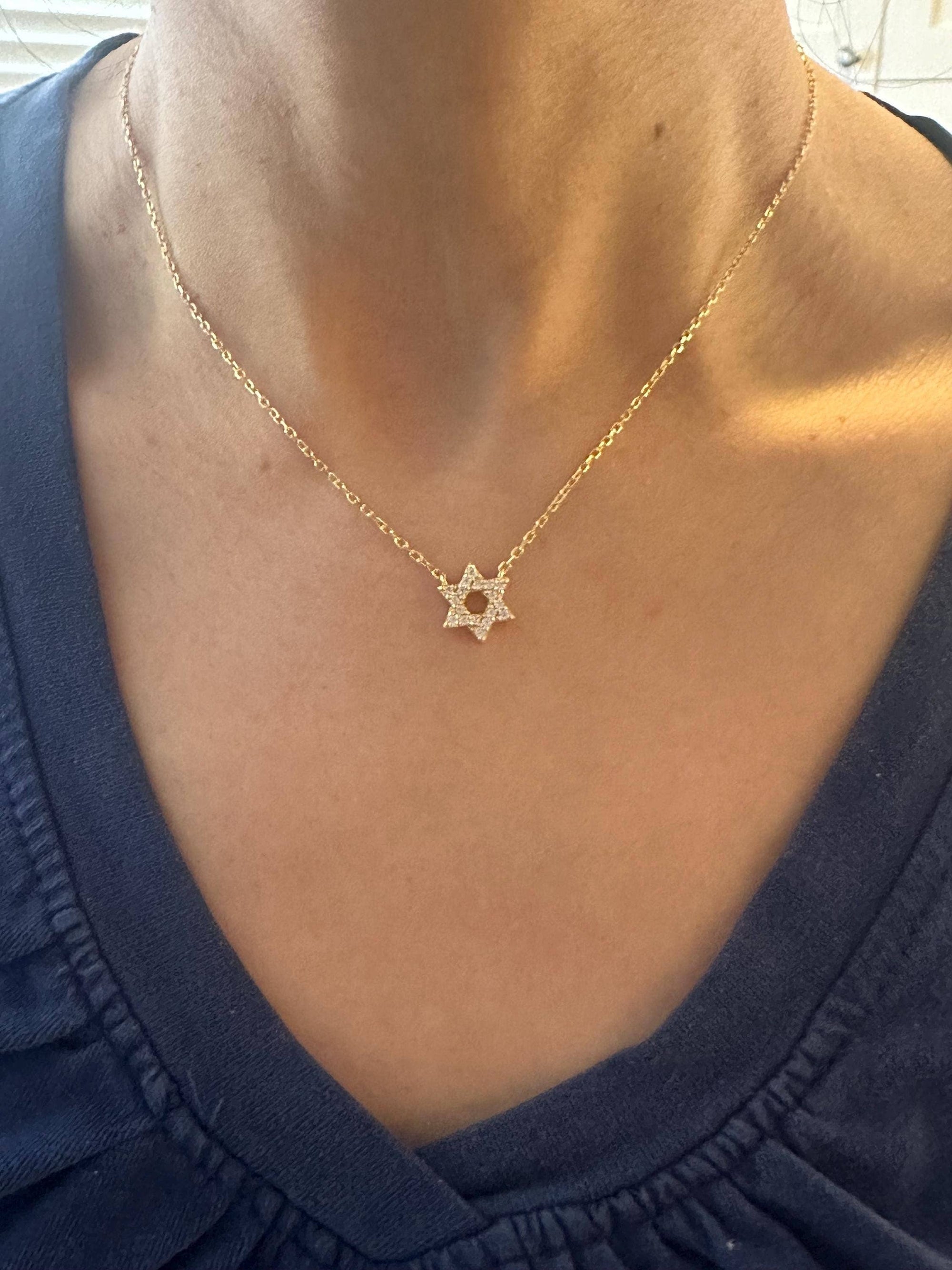 Dainty Star of David Necklace