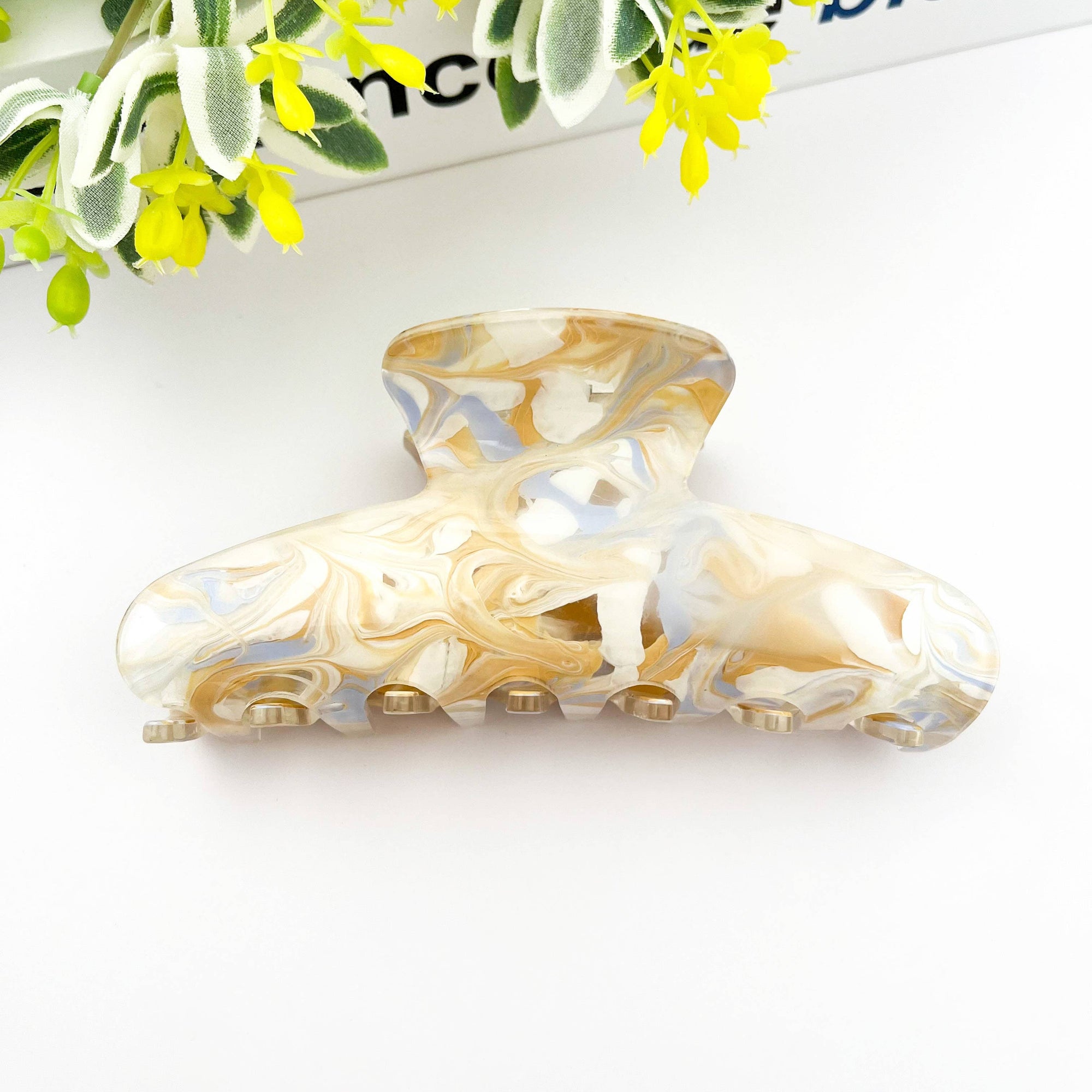 Swirl Ink Claw Clip
