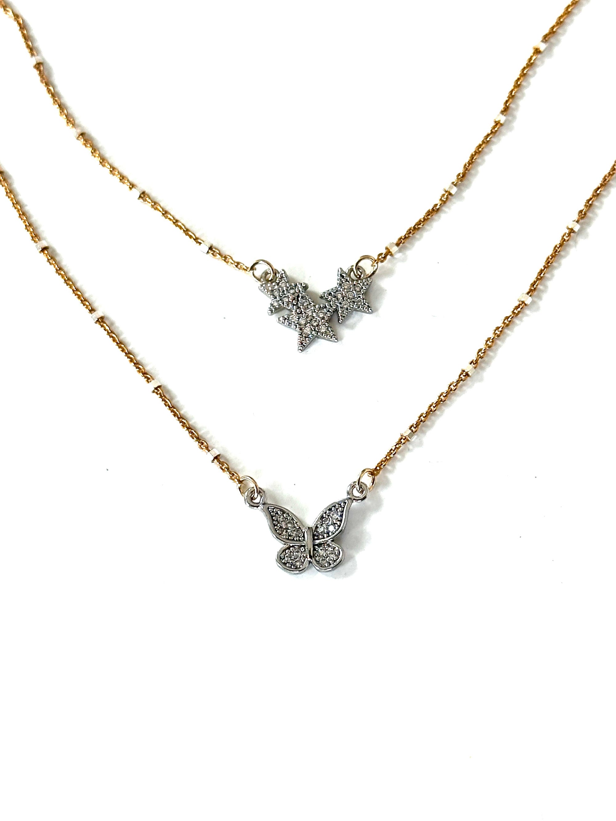 Pave CZ Pendant Necklace
