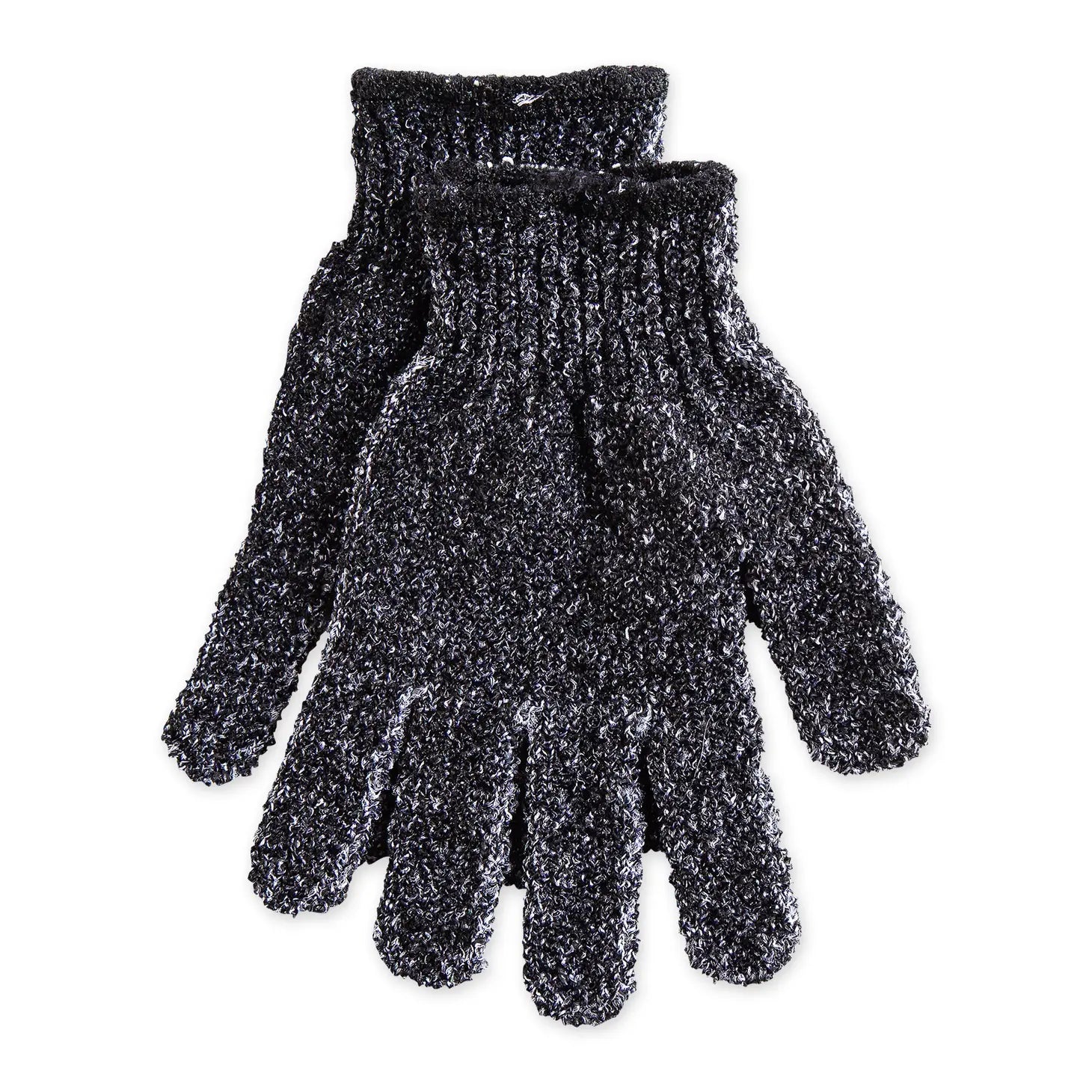 Bamboo Charcoal Exfoliating Gloves