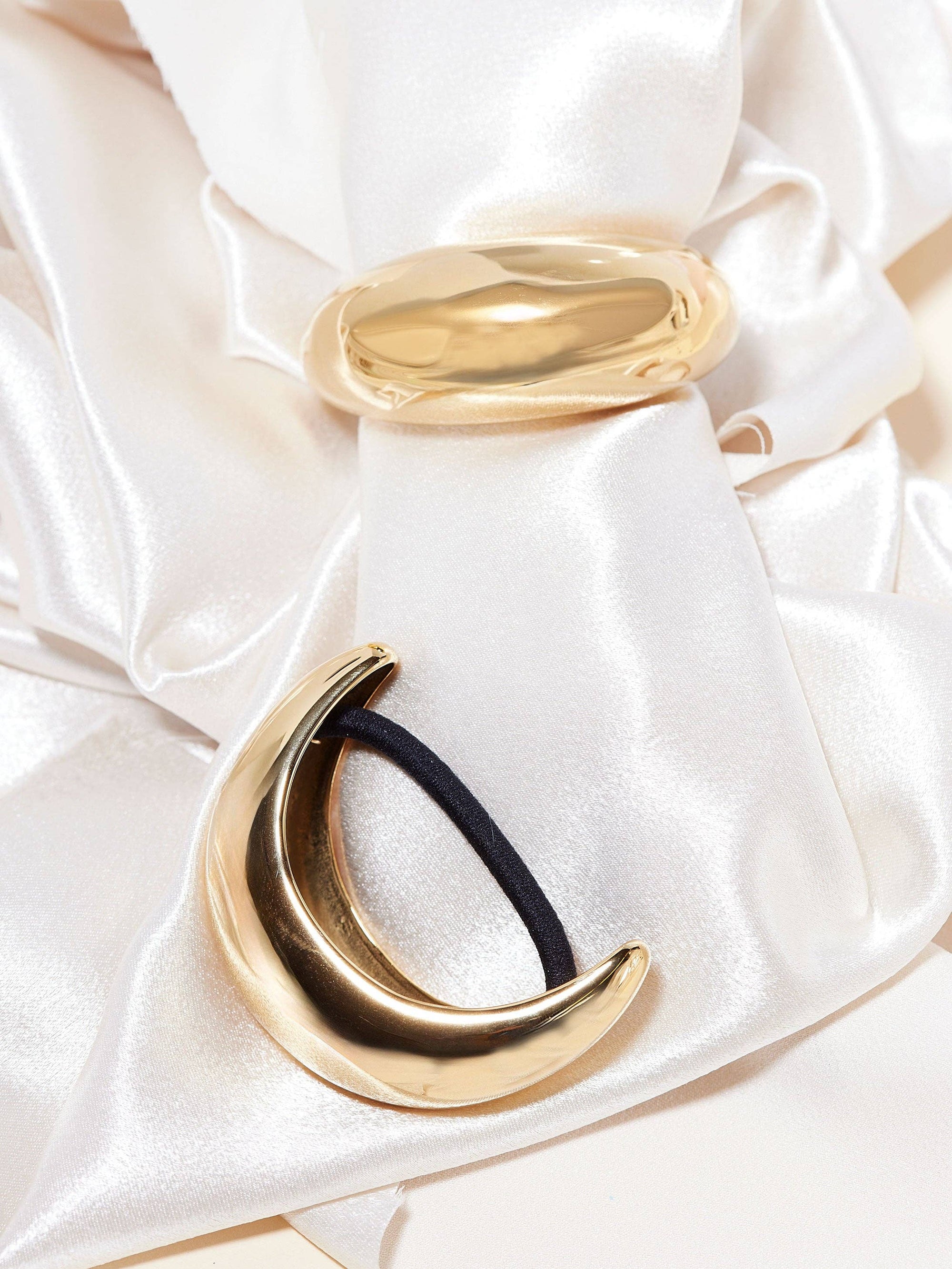 Glossy Dome Arch Hair Tie