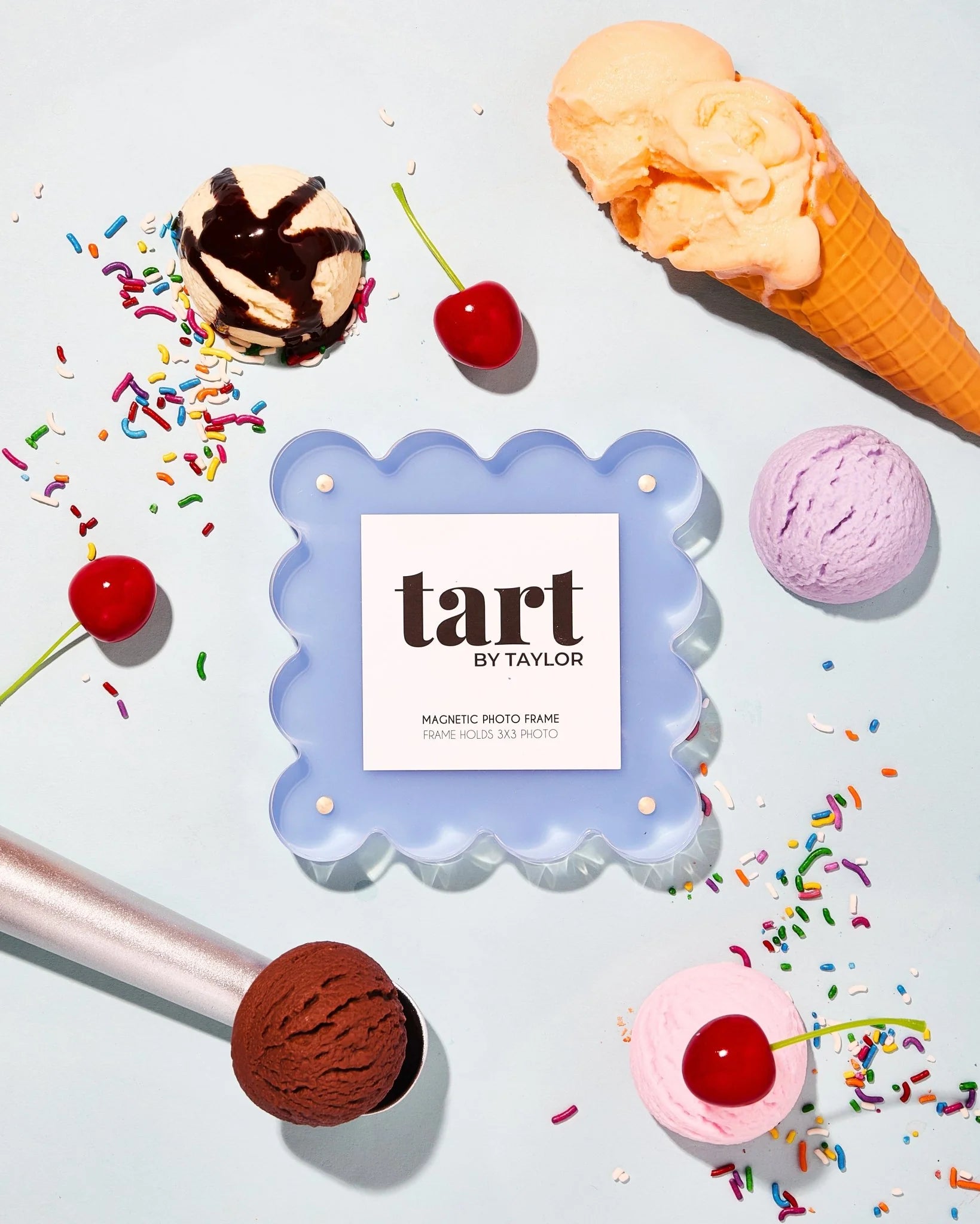 Denim Blue Mini Acrylic Photo Frame