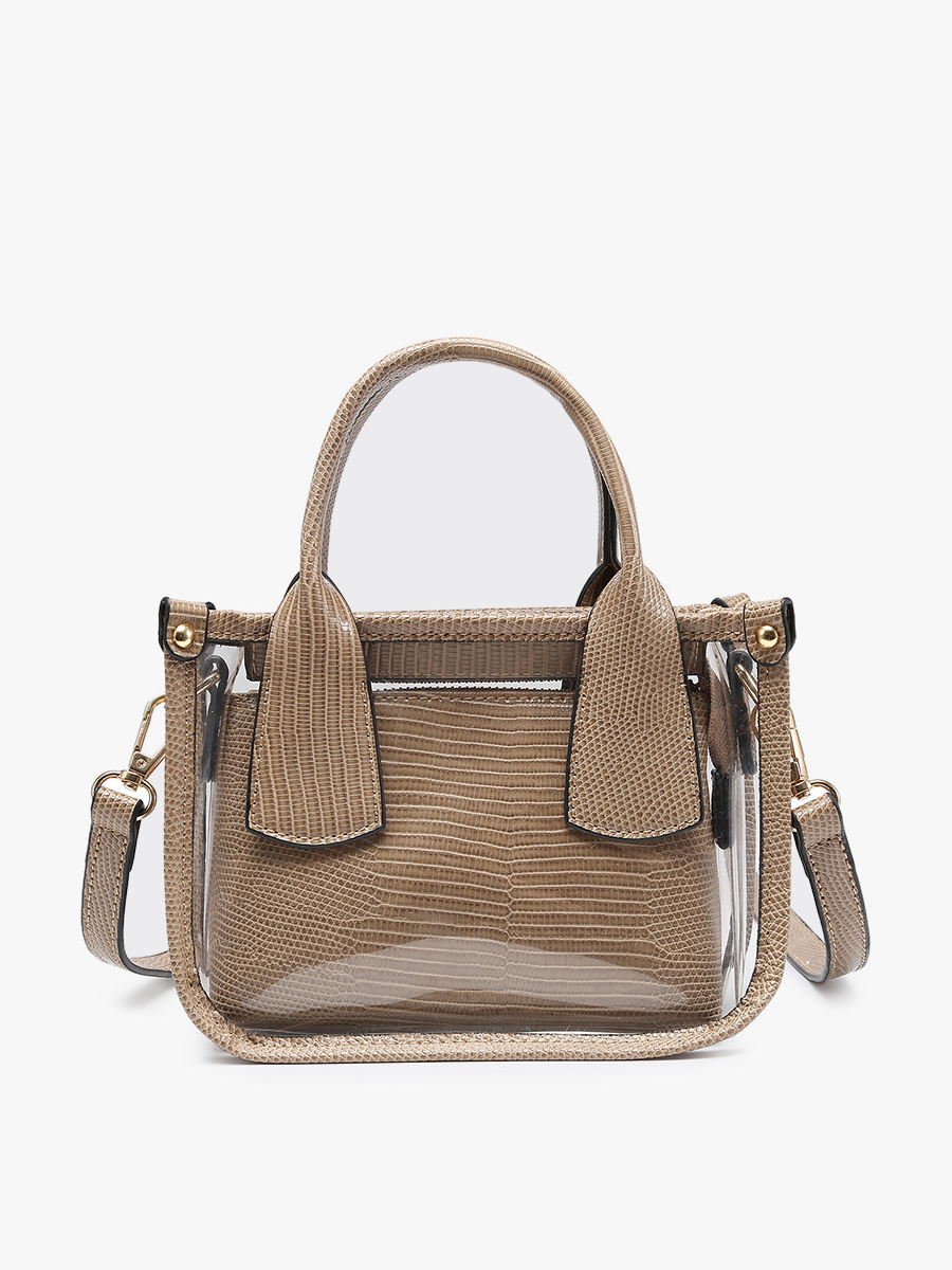 Stacey Clear Satchel Bag