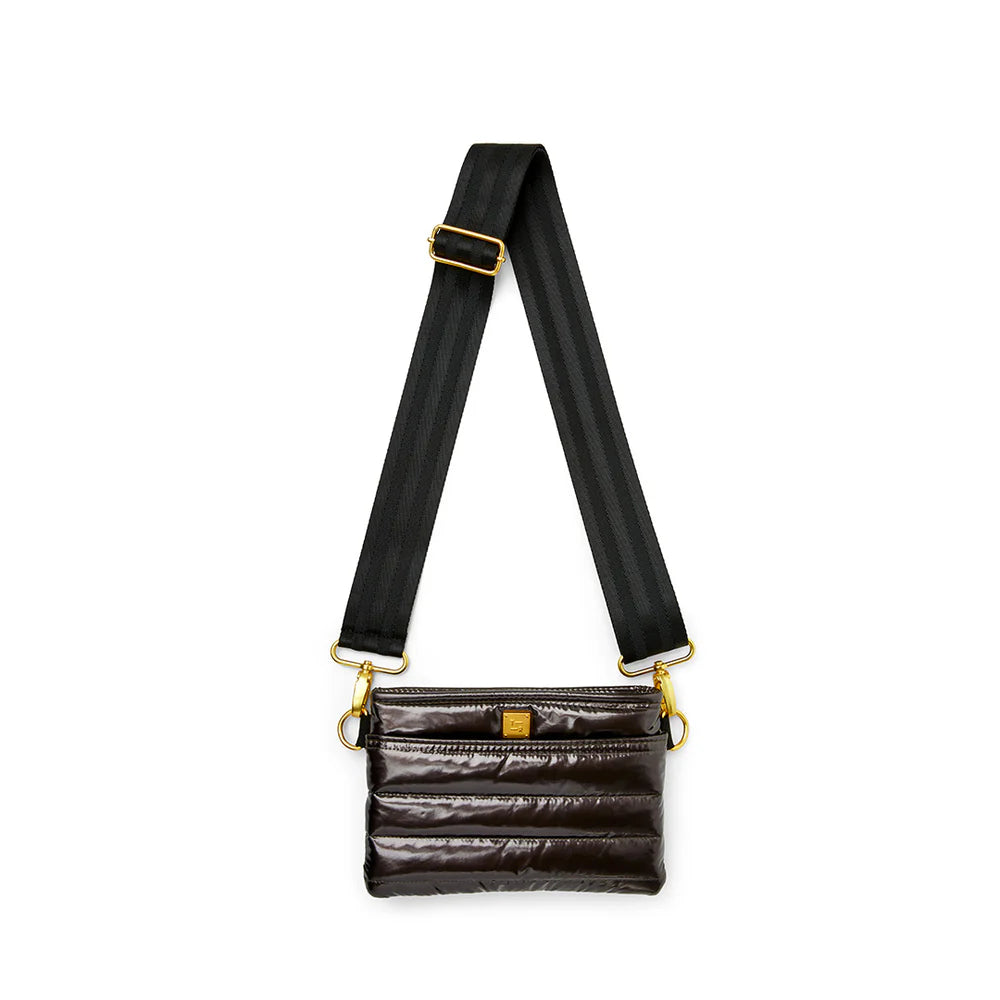 Bum Bag Crossbody - Dark Mocha Patent