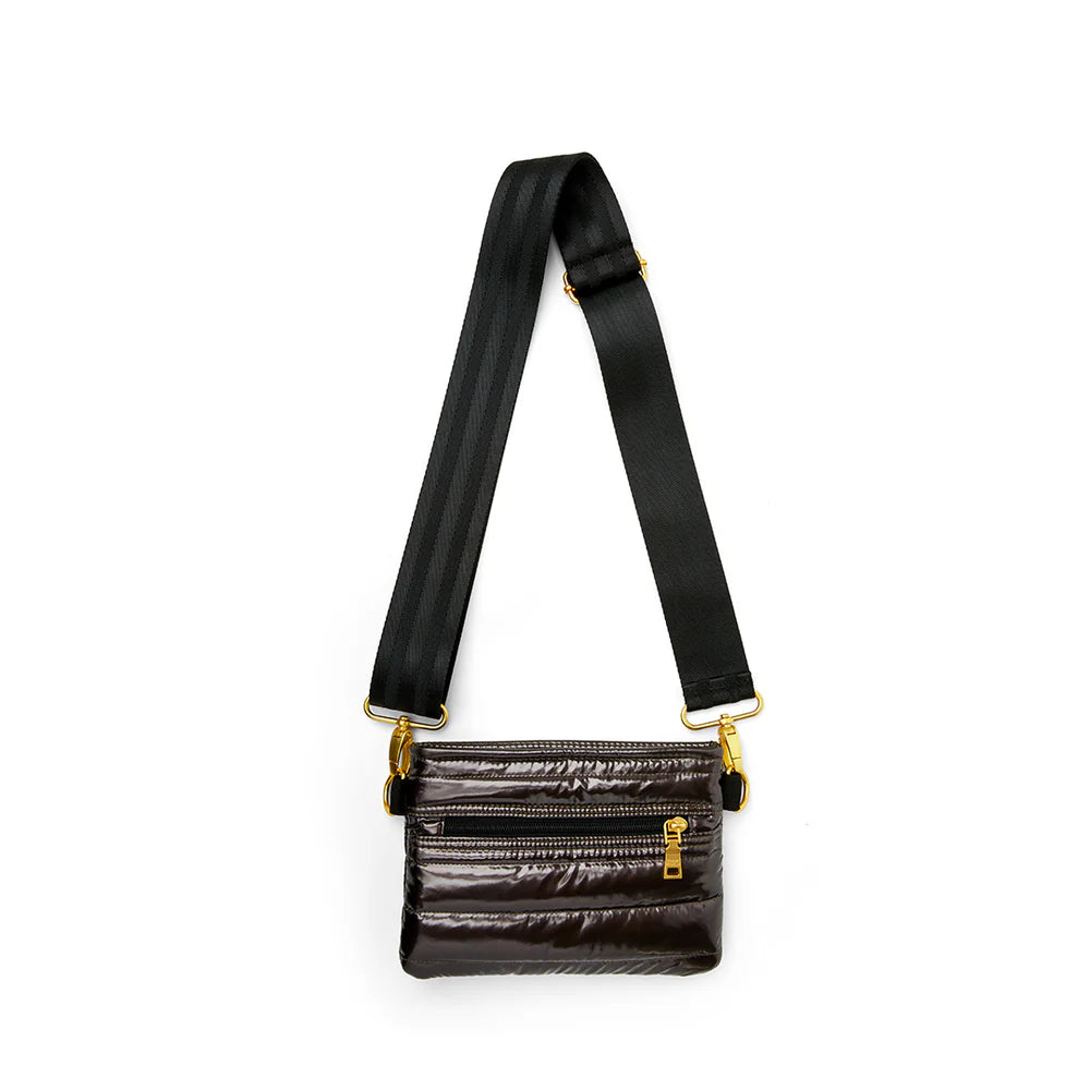 Bum Bag Crossbody - Dark Mocha Patent