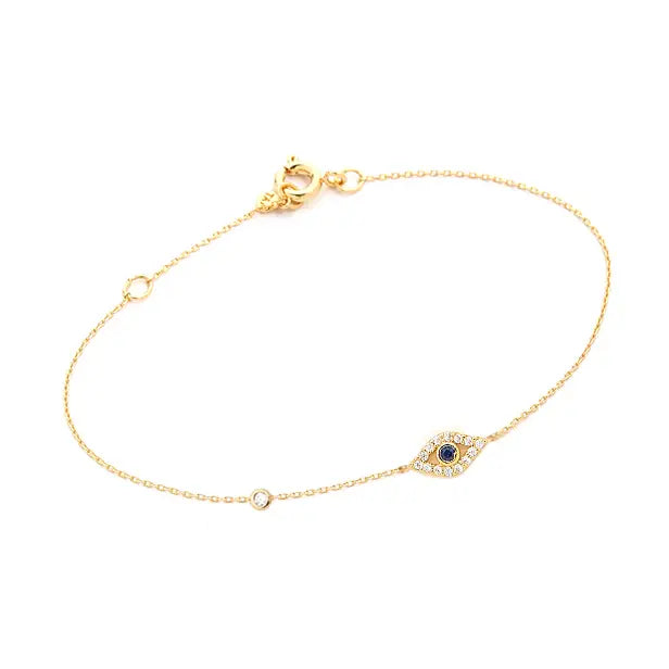 Delicate Evil Eye Bracelet