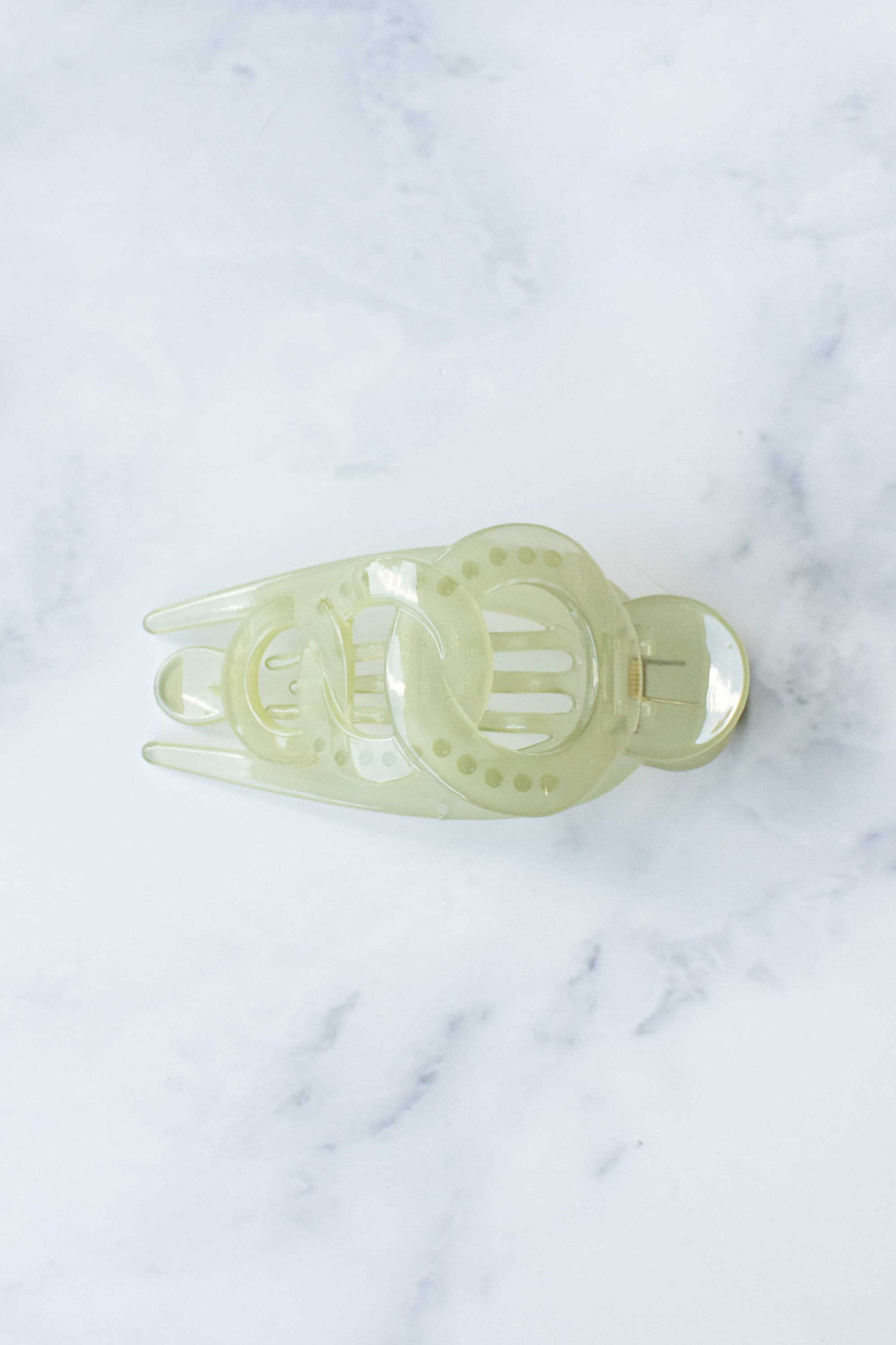 Glossy Geometric Hair Claw Clip