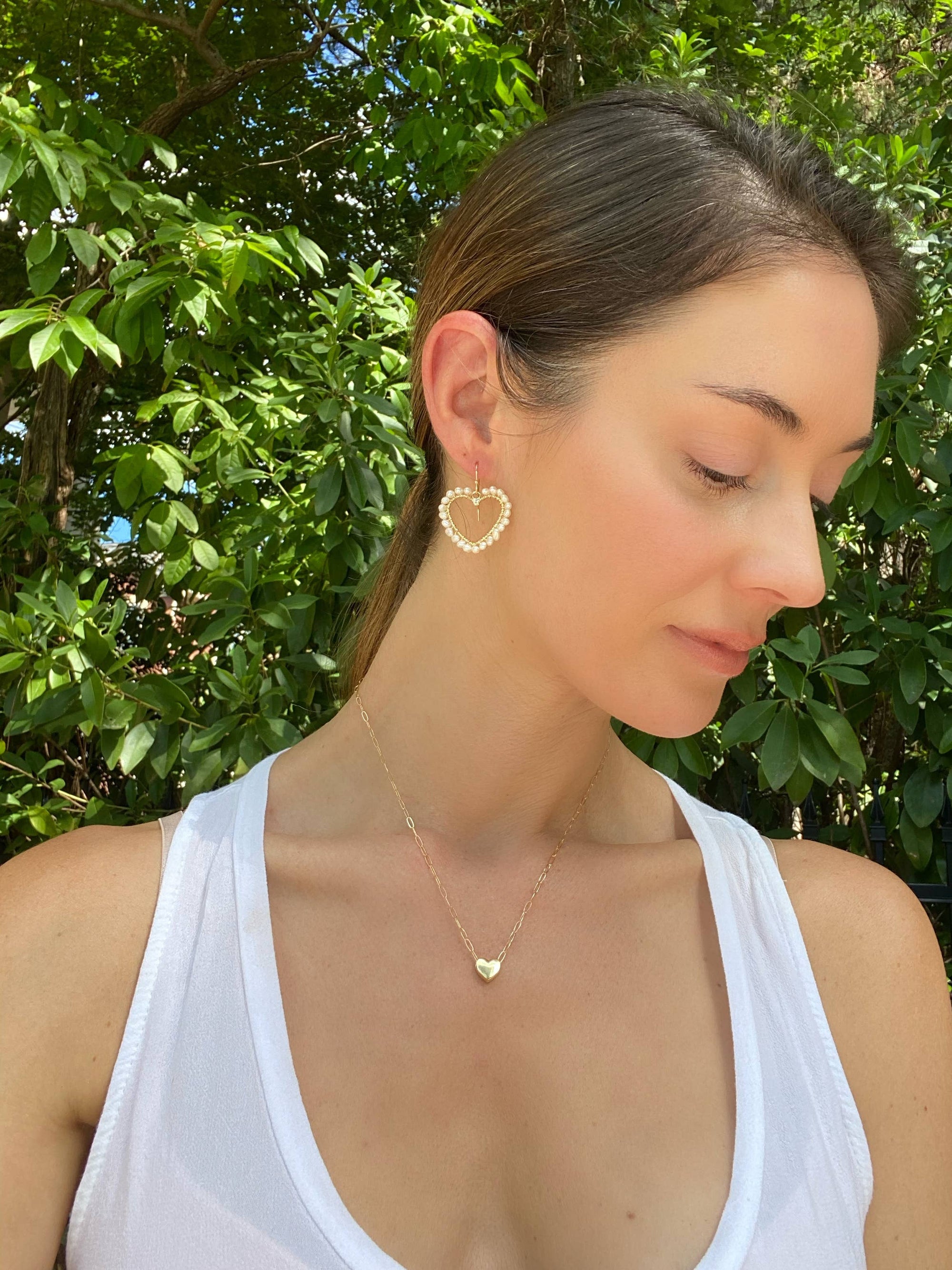 Paperclip Heart Necklace