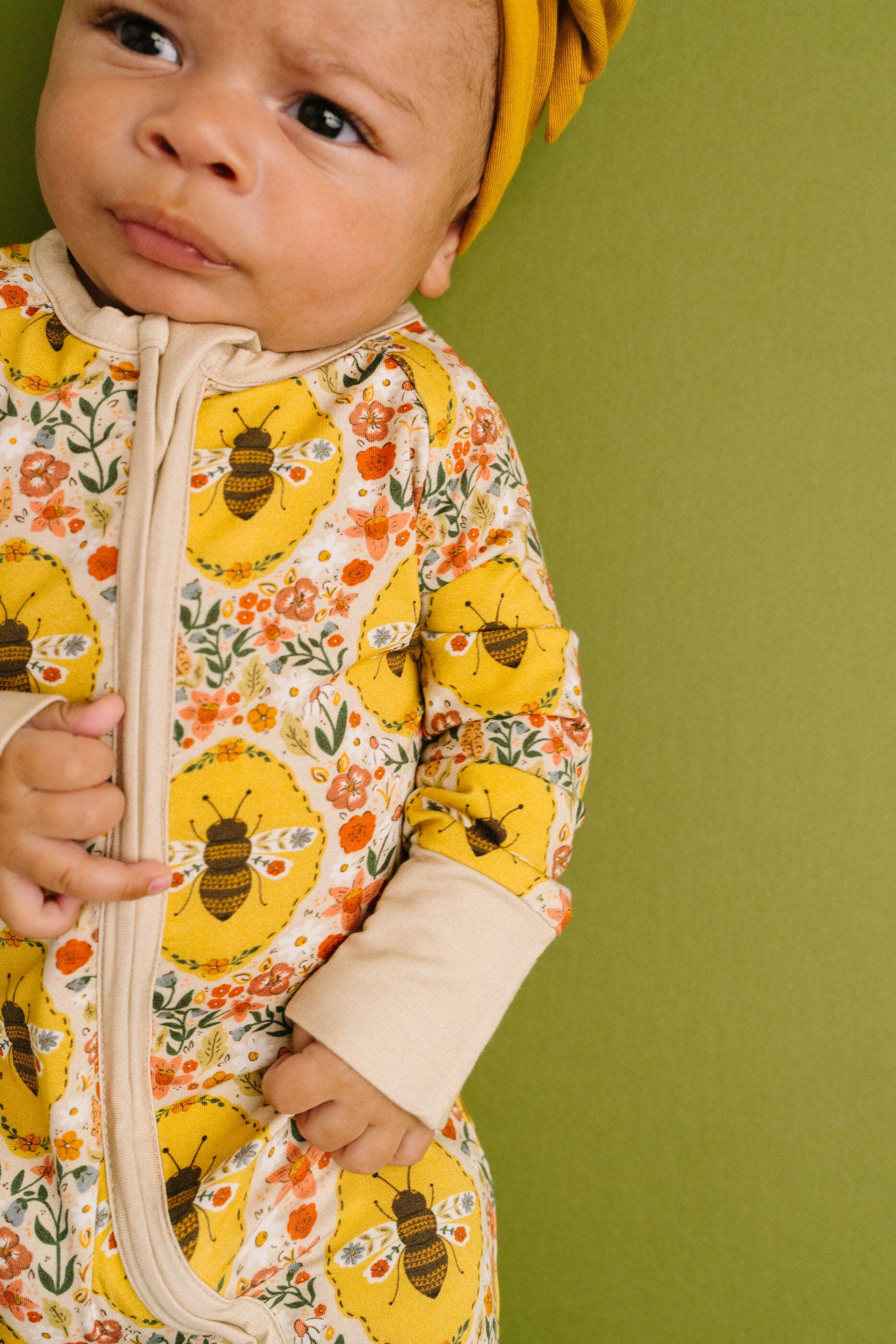 Baby Bamboo Sleeper - Sweet Bee