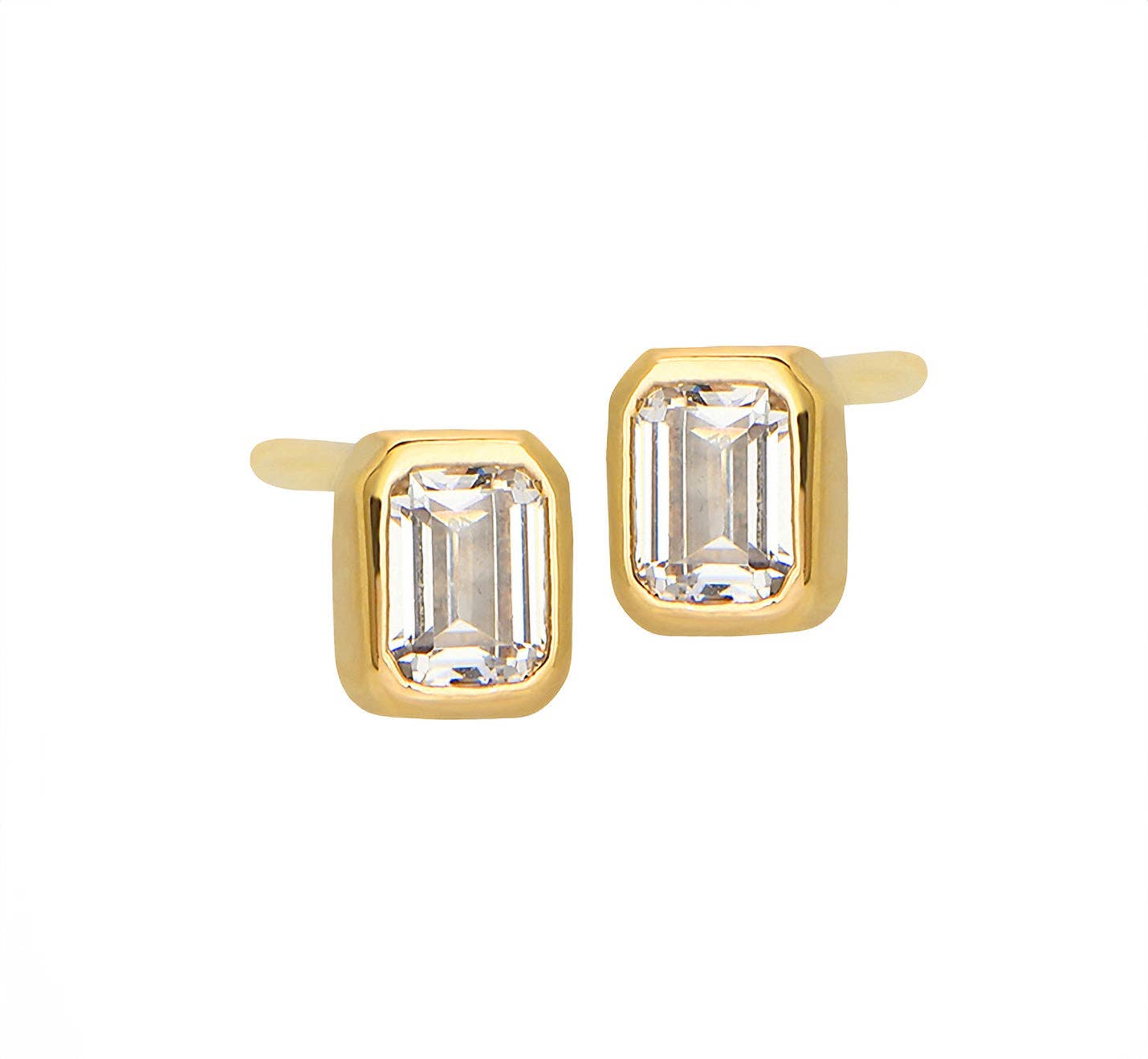 Lola Bezel Set Studs