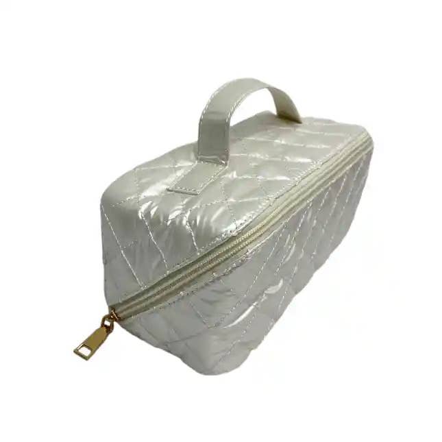 GlamZip Cosmetic Case -  Ivory 