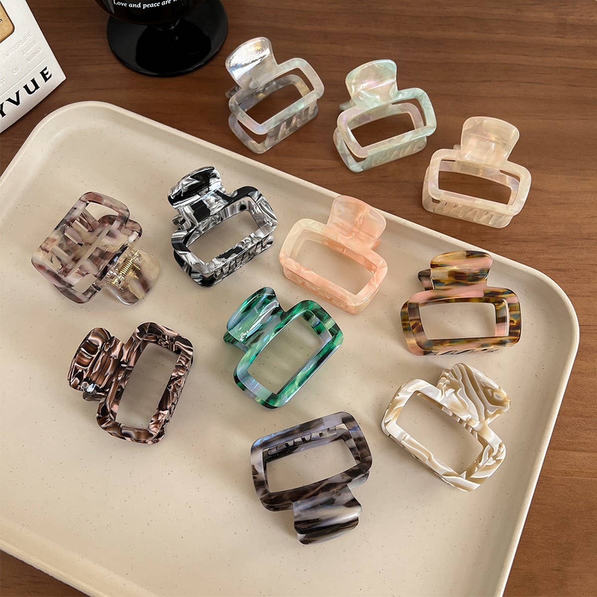 Hollow Square Hair Claw