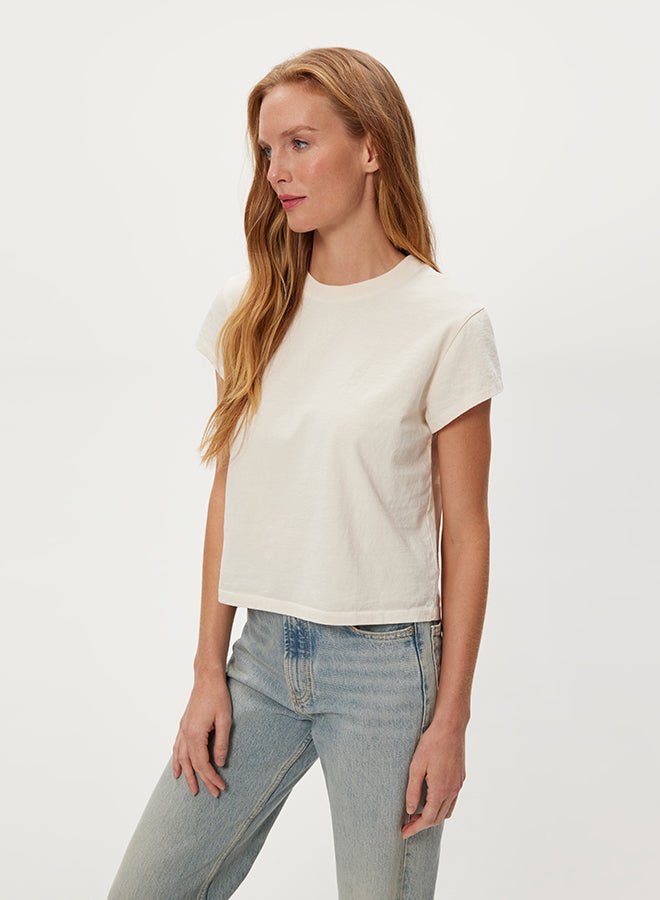 SOLENE BOXY HIGH CREW TEE