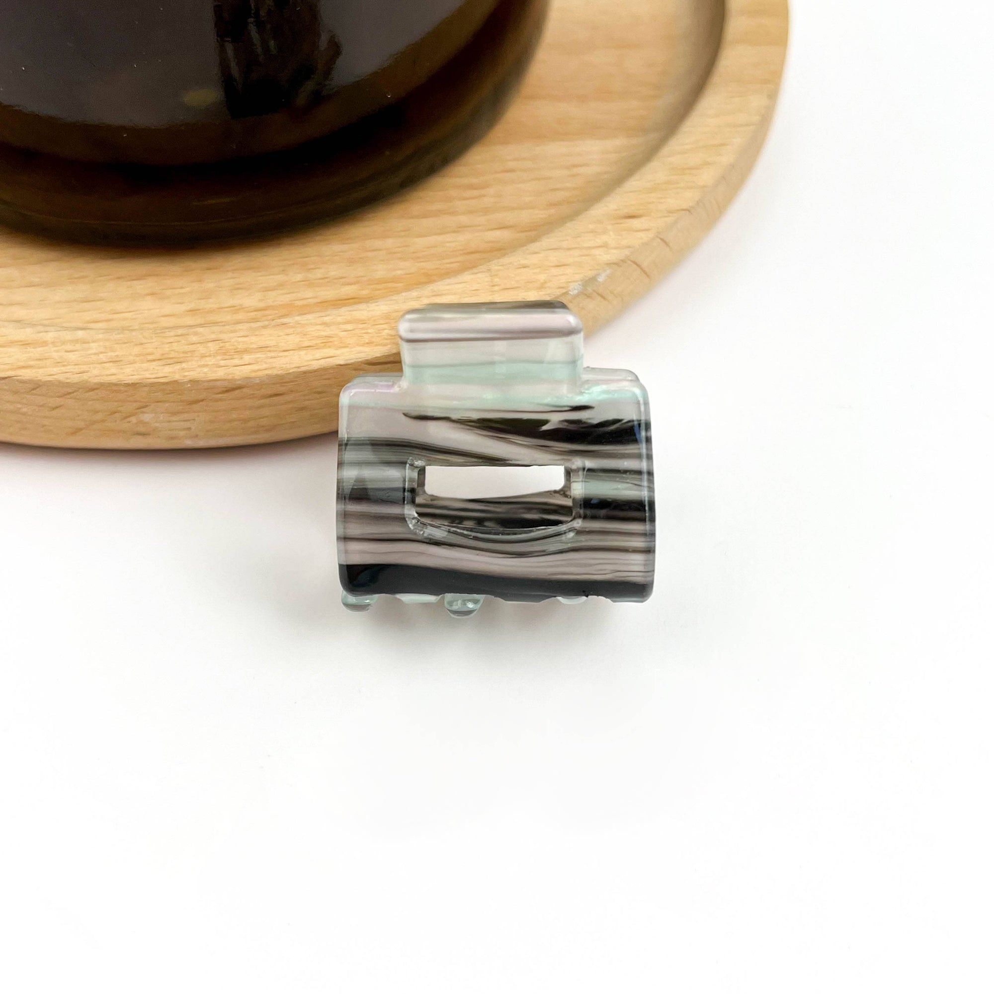 Mini Square Hair Claw Clip