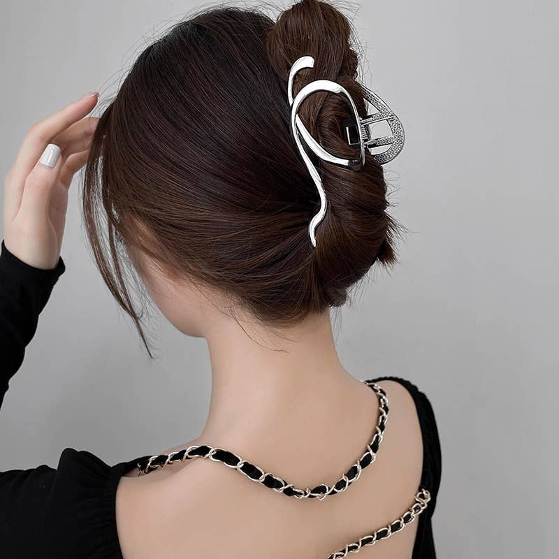 Abstract Gold Hair Claw