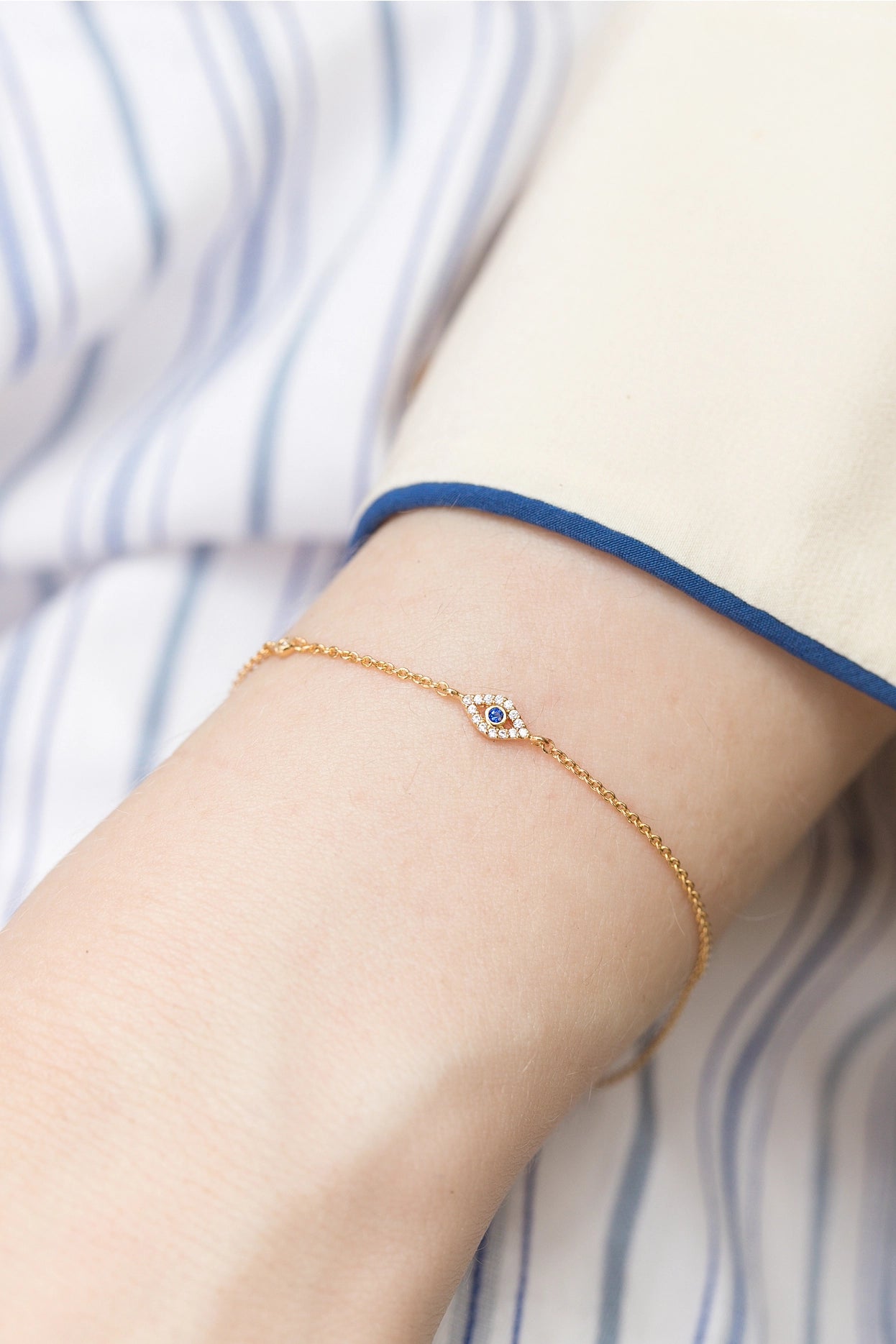 Delicate Evil Eye Bracelet