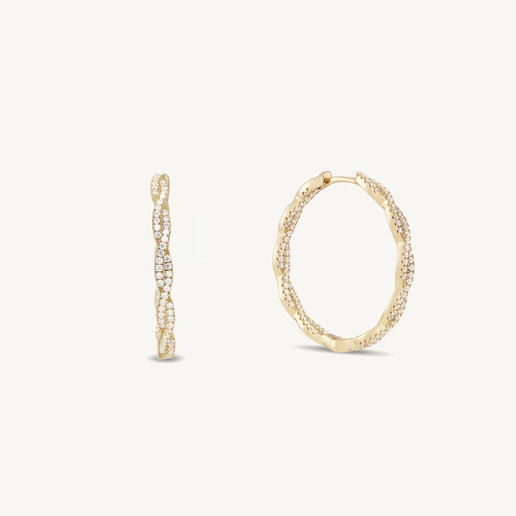 Giselle Twist Hoops