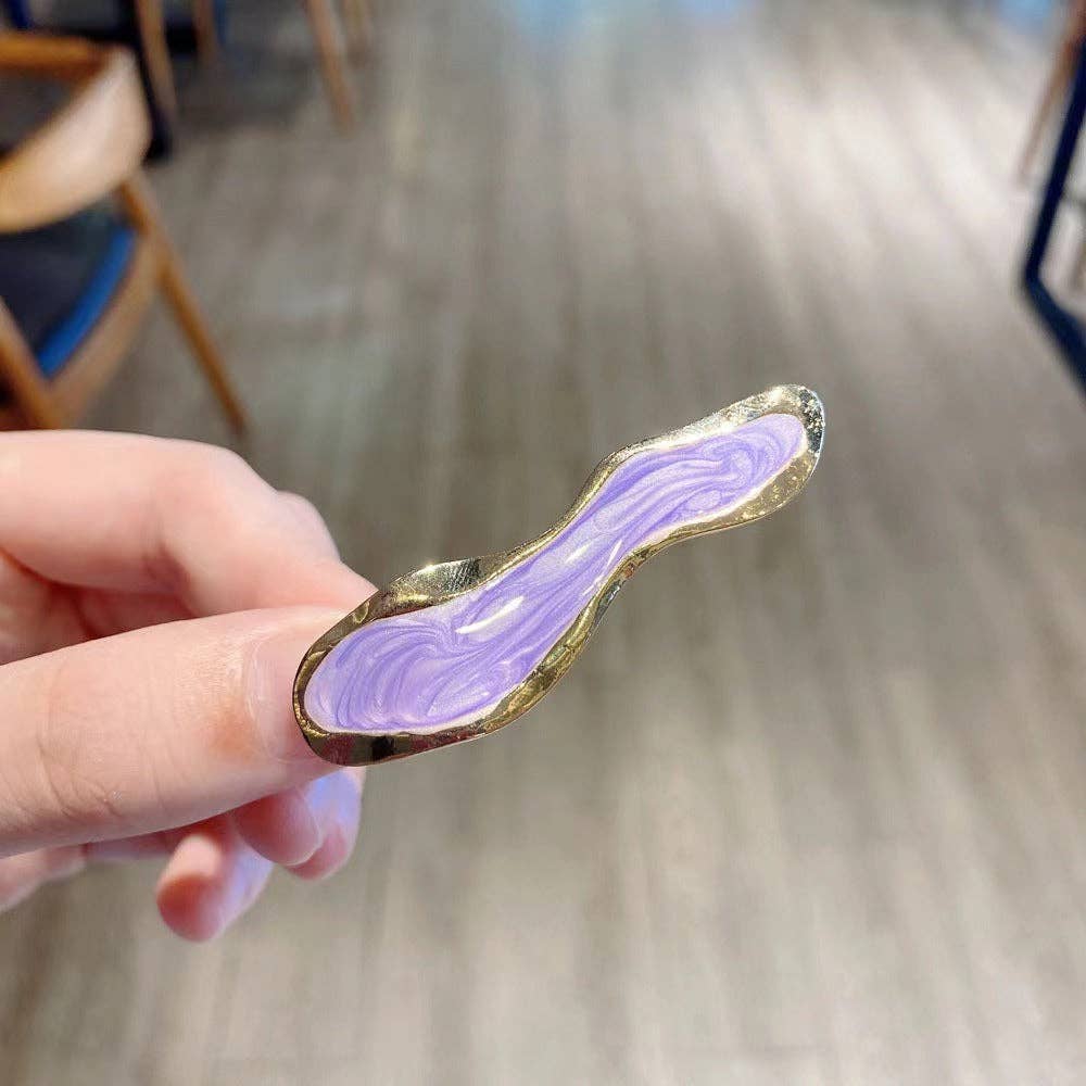 Abstract Resin Hair Pin