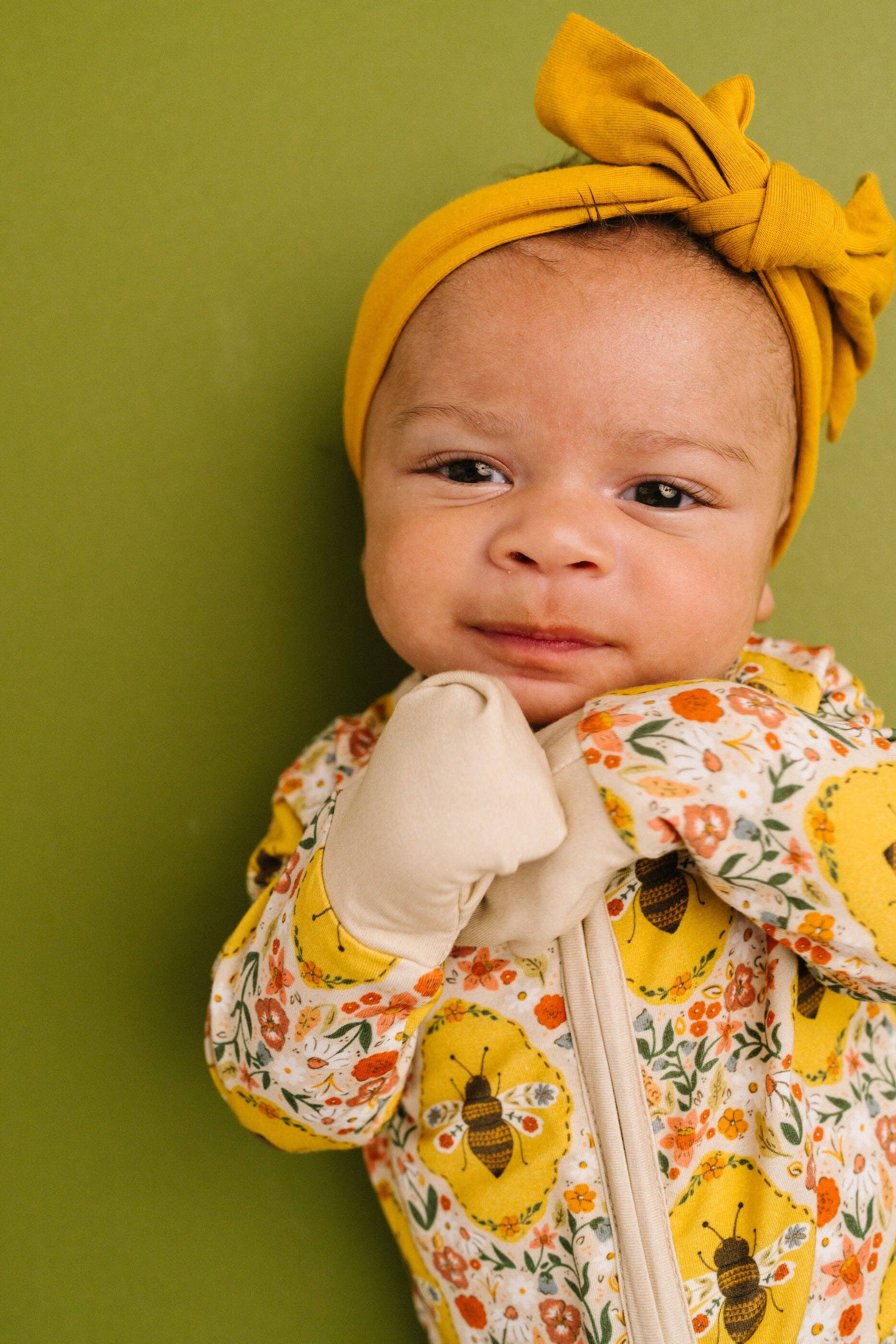 Baby Bamboo Sleeper - Sweet Bee