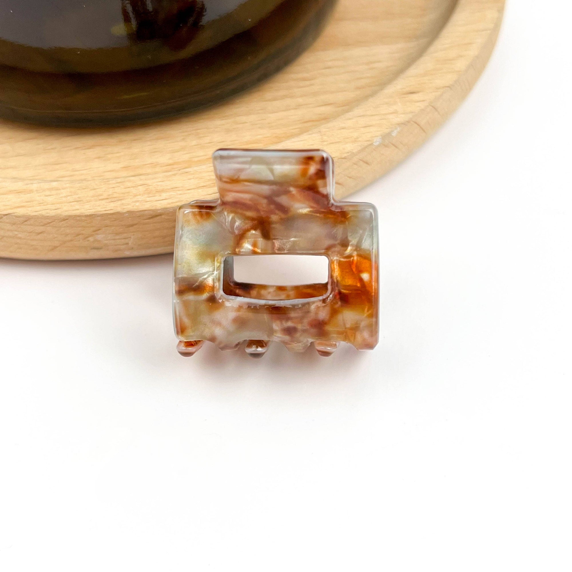 Mini Square Hair Claw Clip