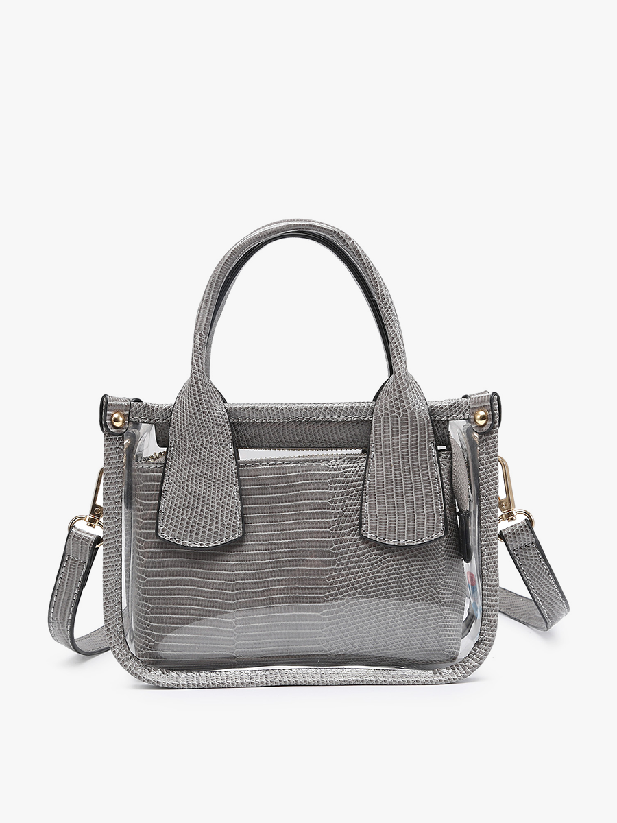 Stacey Clear Satchel Bag