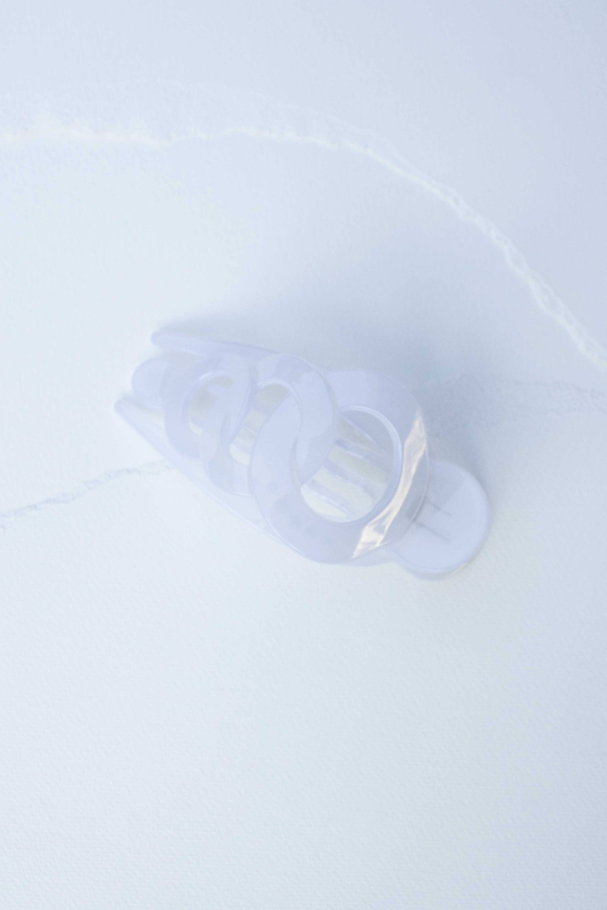 Glossy Geometric Hair Claw Clip