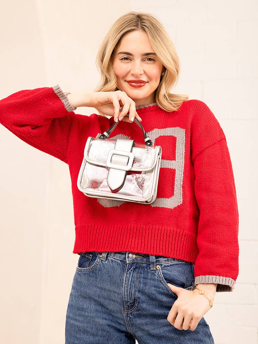 Toni Clear Crossbody Bag